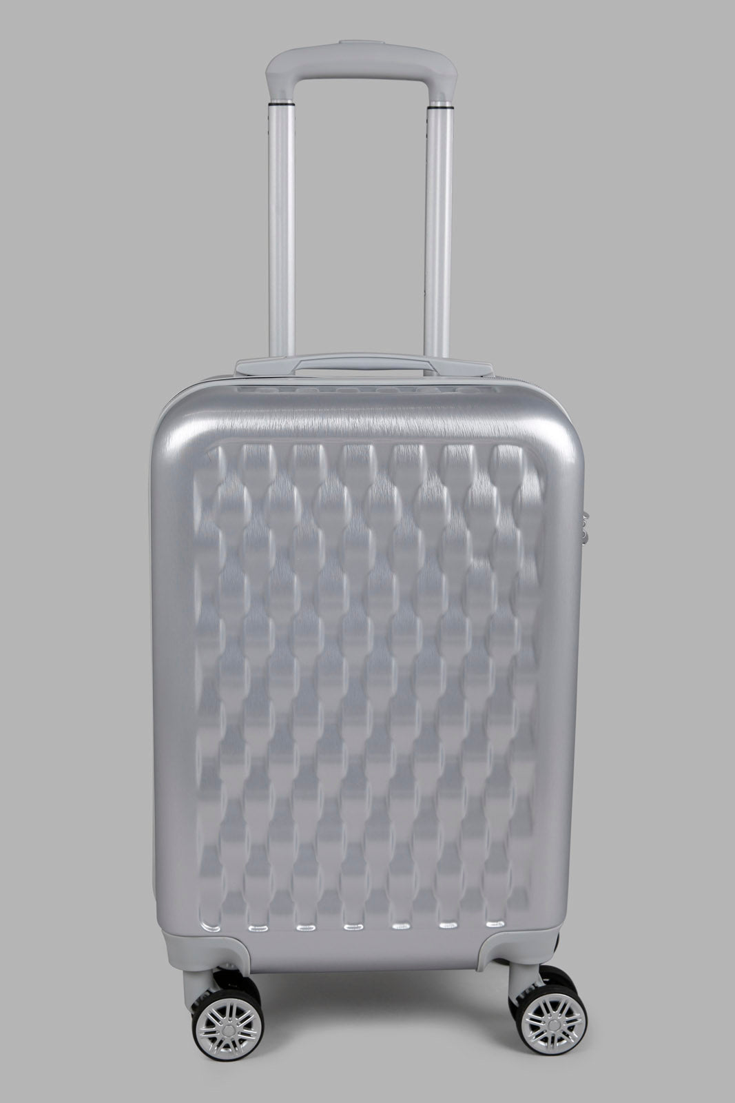 Silver Hard Trolley Luggage (20 Inch)
