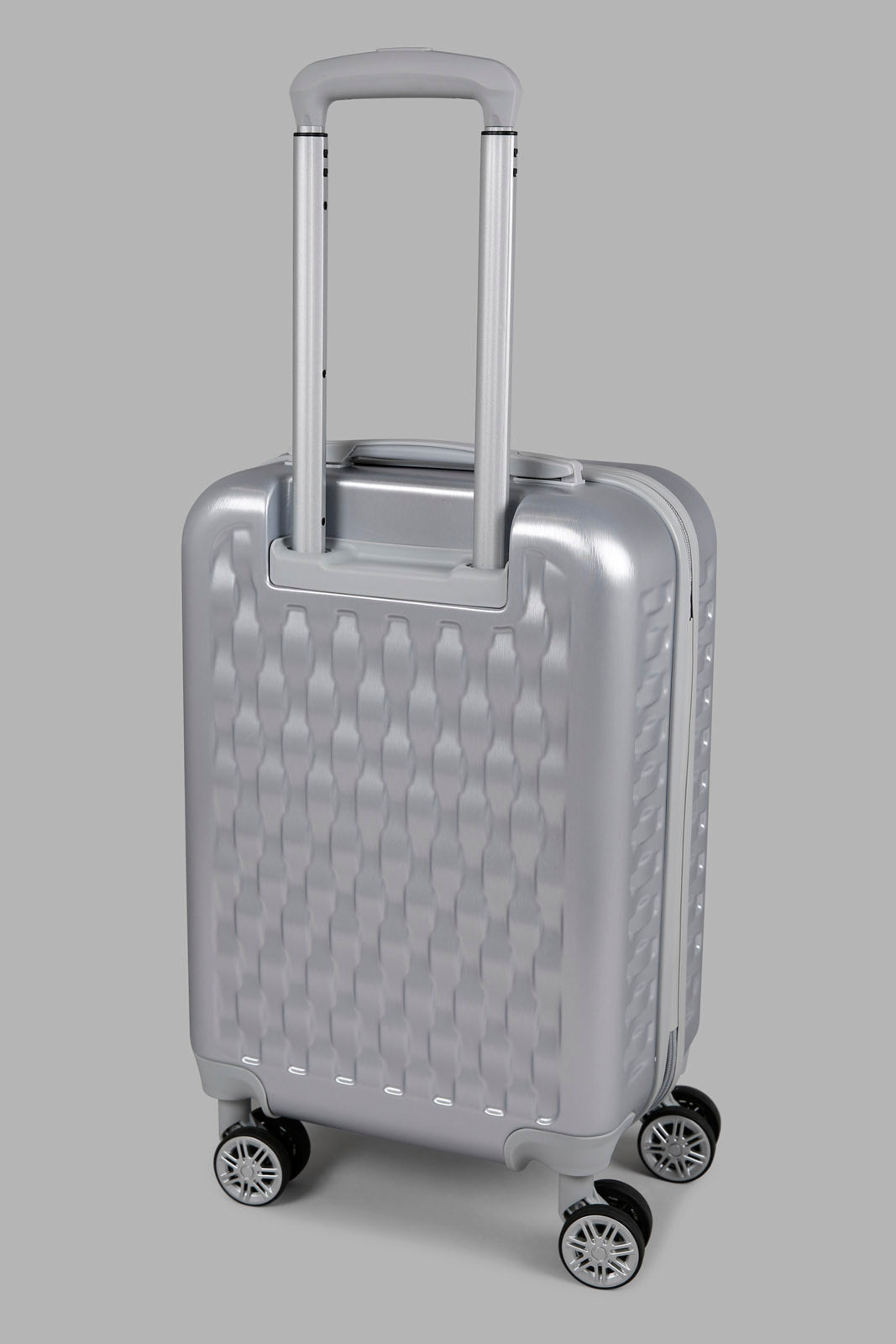 Silver Hard Trolley Luggage (20 Inch)