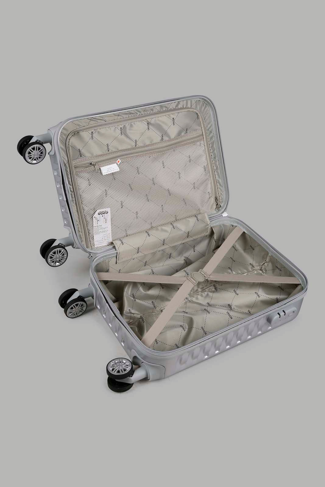 Silver Hard Trolley Luggage (20 Inch)