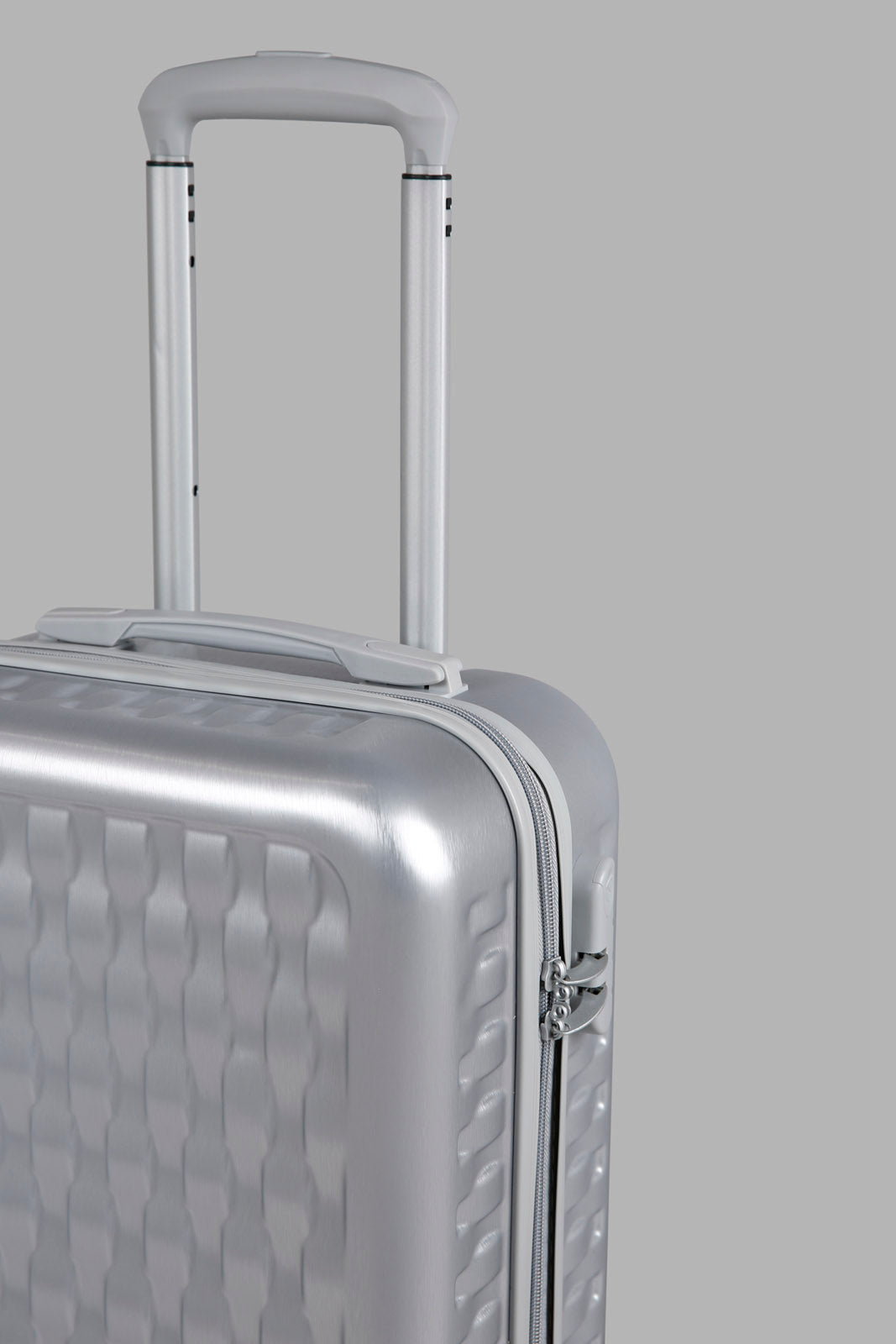 Silver Hard Trolley Luggage (20 Inch)