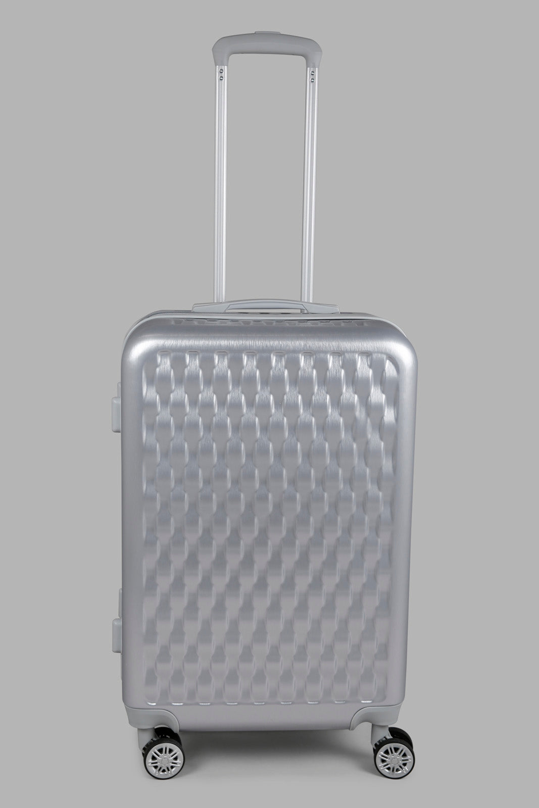 Silver Hard Trolley Luggage (24 Inch)
