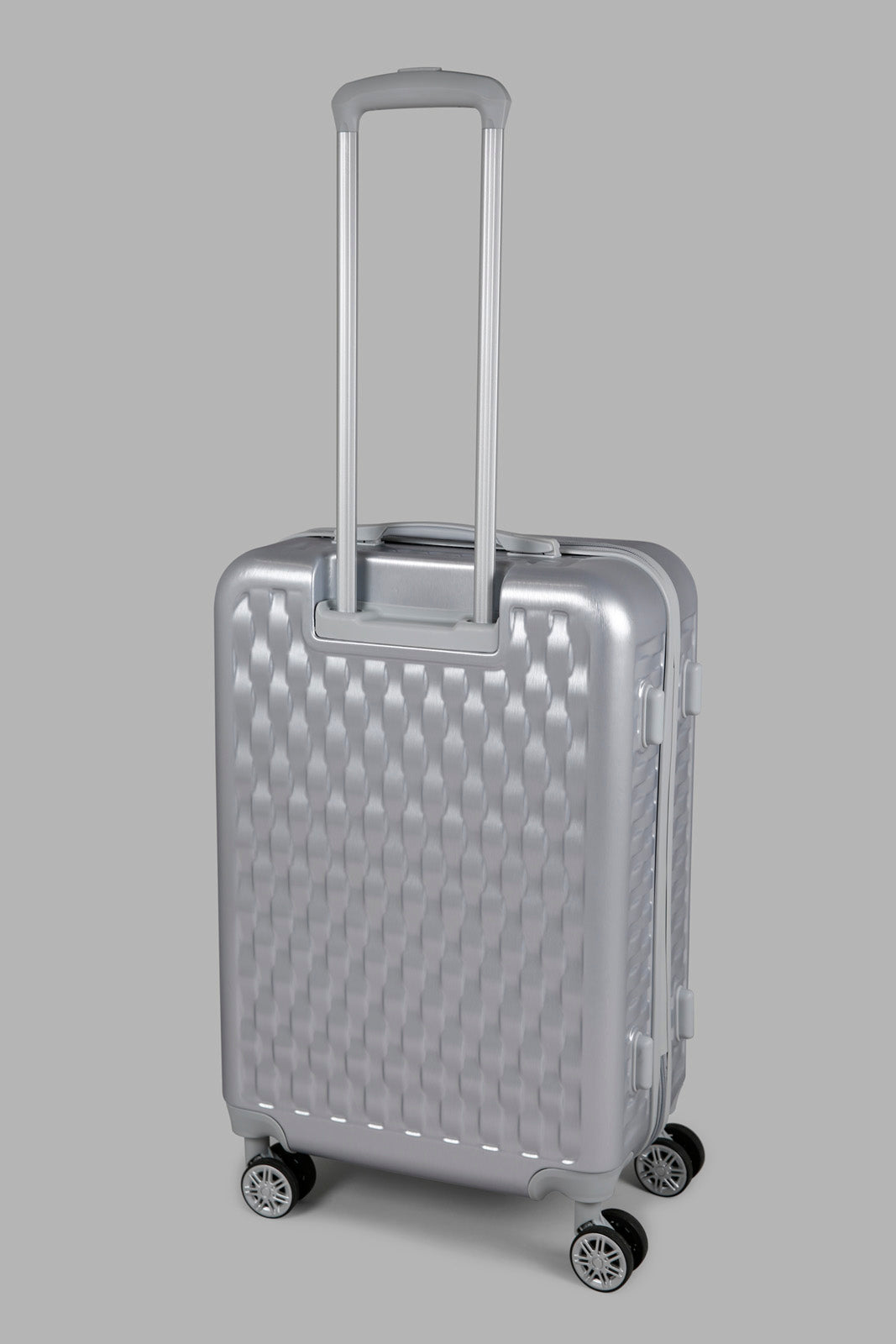 Silver Hard Trolley Luggage (24 Inch)