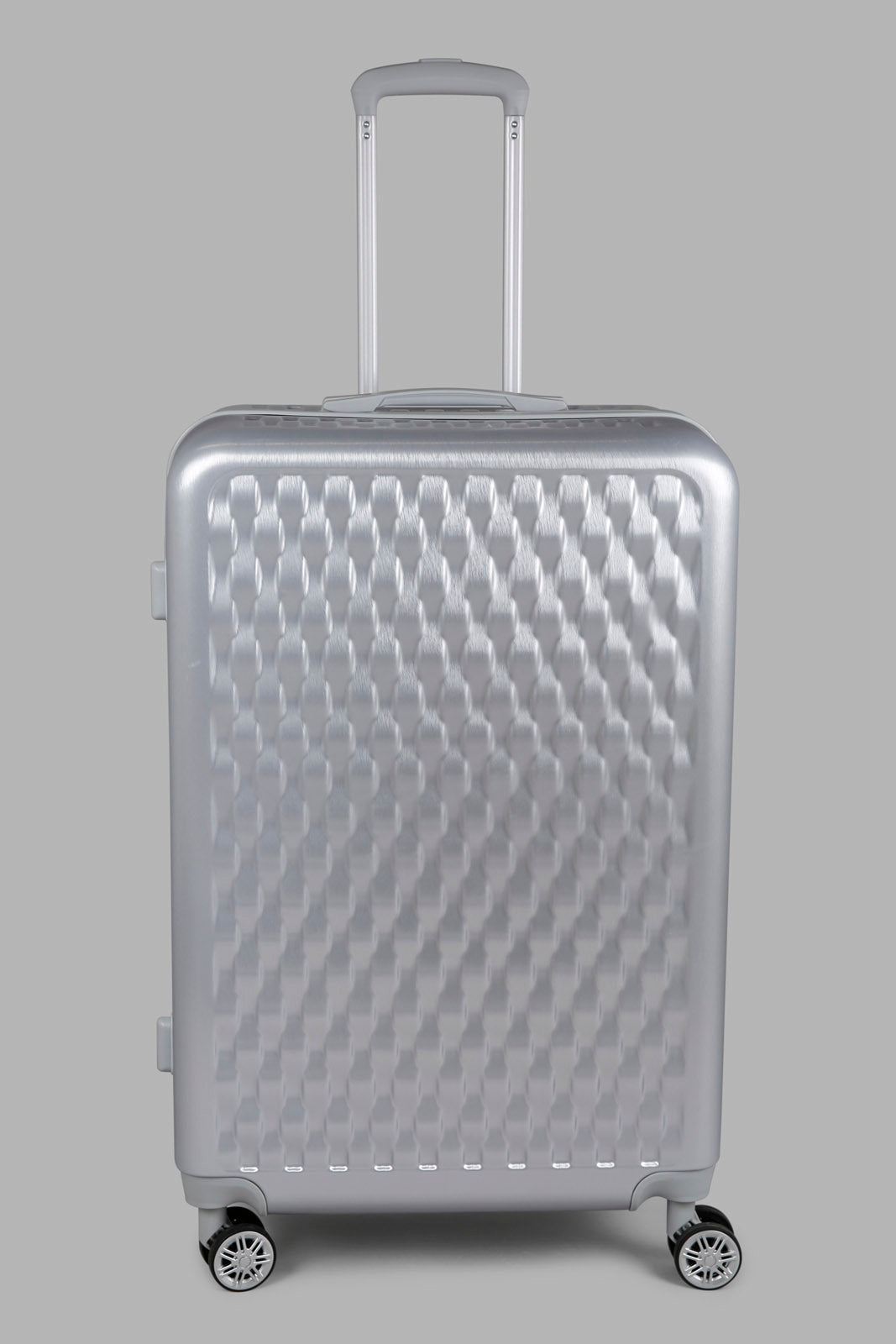 Silver Hard Trolley Luggage (28 Inch)