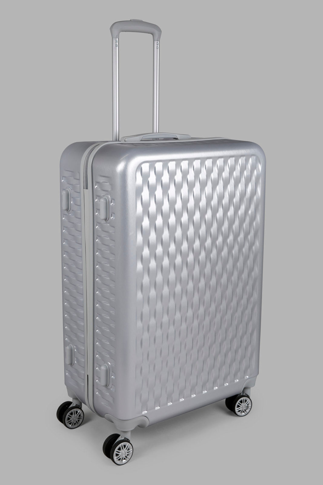 Silver Hard Trolley Luggage (28 Inch)