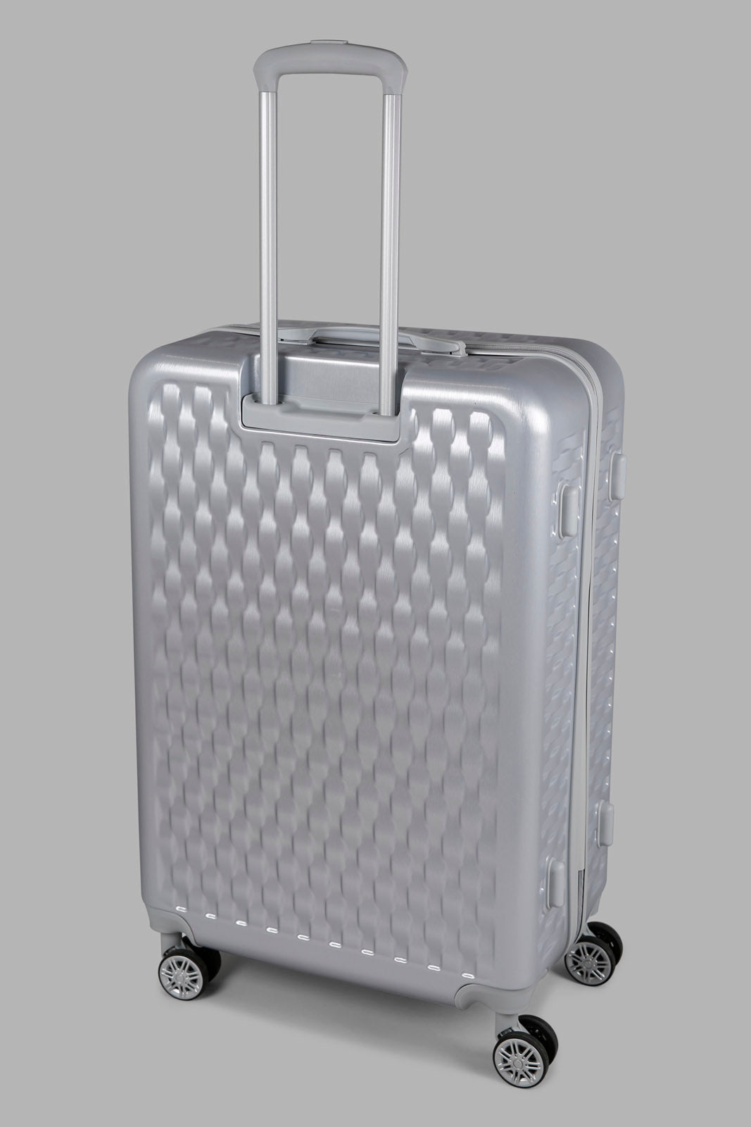 Silver Hard Trolley Luggage (28 Inch)
