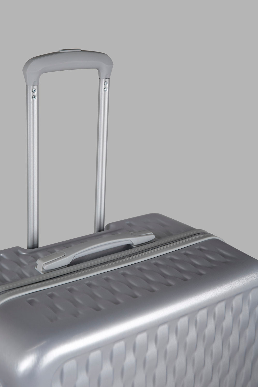 Silver Hard Trolley Luggage (28 Inch)