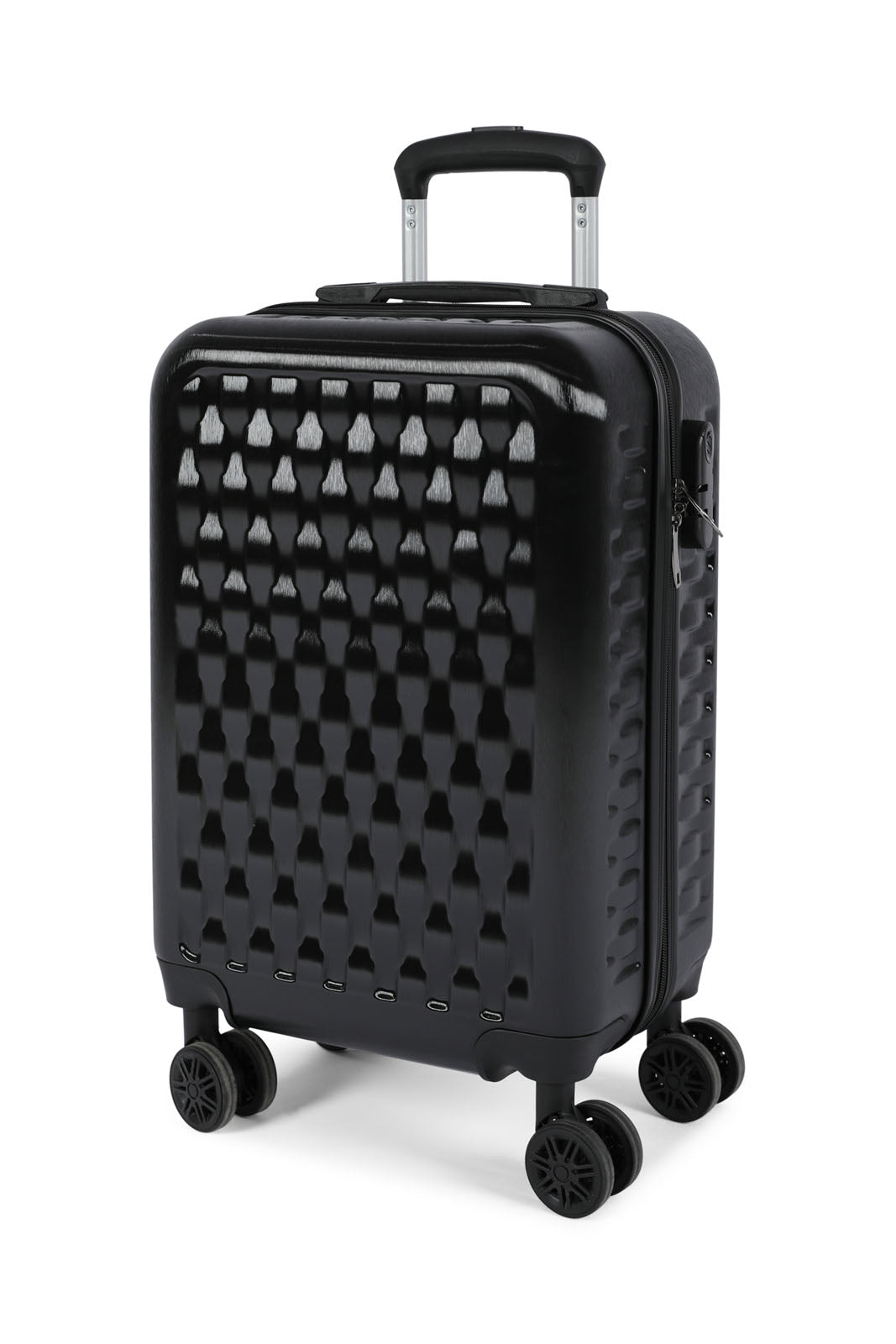 Redtag-Black-Abs+Pc-Hard-Trolley-Luggage-20"-Category:Luggage-Trolleys,-Colour:Black,-Deals:New-In,-Dept:Home,-Filter:Travel-Accessories,-LUG-Luggage-Trolleys,-New-In-LUG-ACC,-Non-Sale,-Section:Homewares,-W22O-Travel-Accessories-