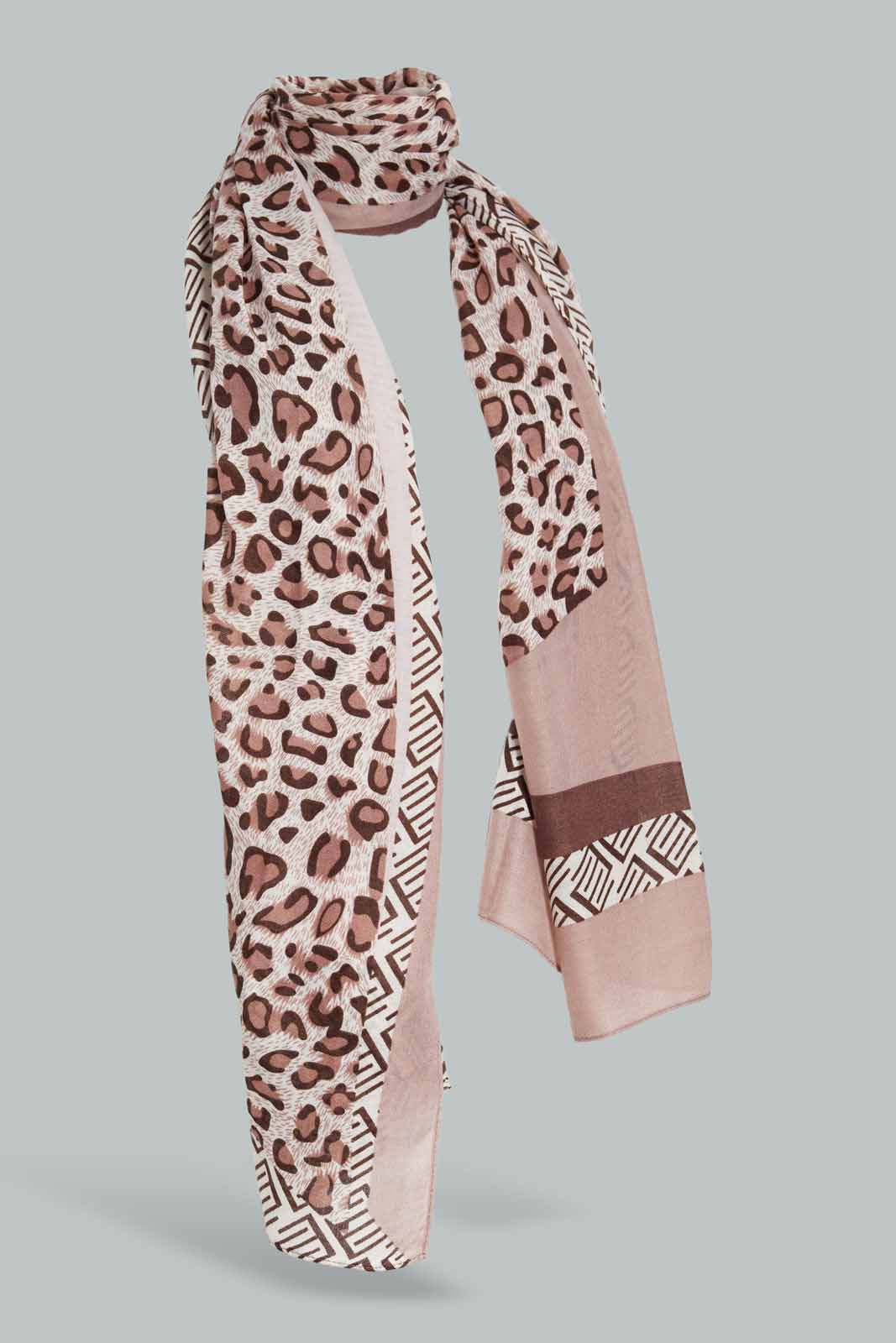Redtag-Multicolour-Printed-Scarf-Category:Scarves,-Colour:Assorted,-Filter:Girls-Accessories,-GIR-Scarves,-New-In,-New-In-GIR-ACC,-Non-Sale,-Section:Girls-(0-to-14Yrs),-W22O-Girls-