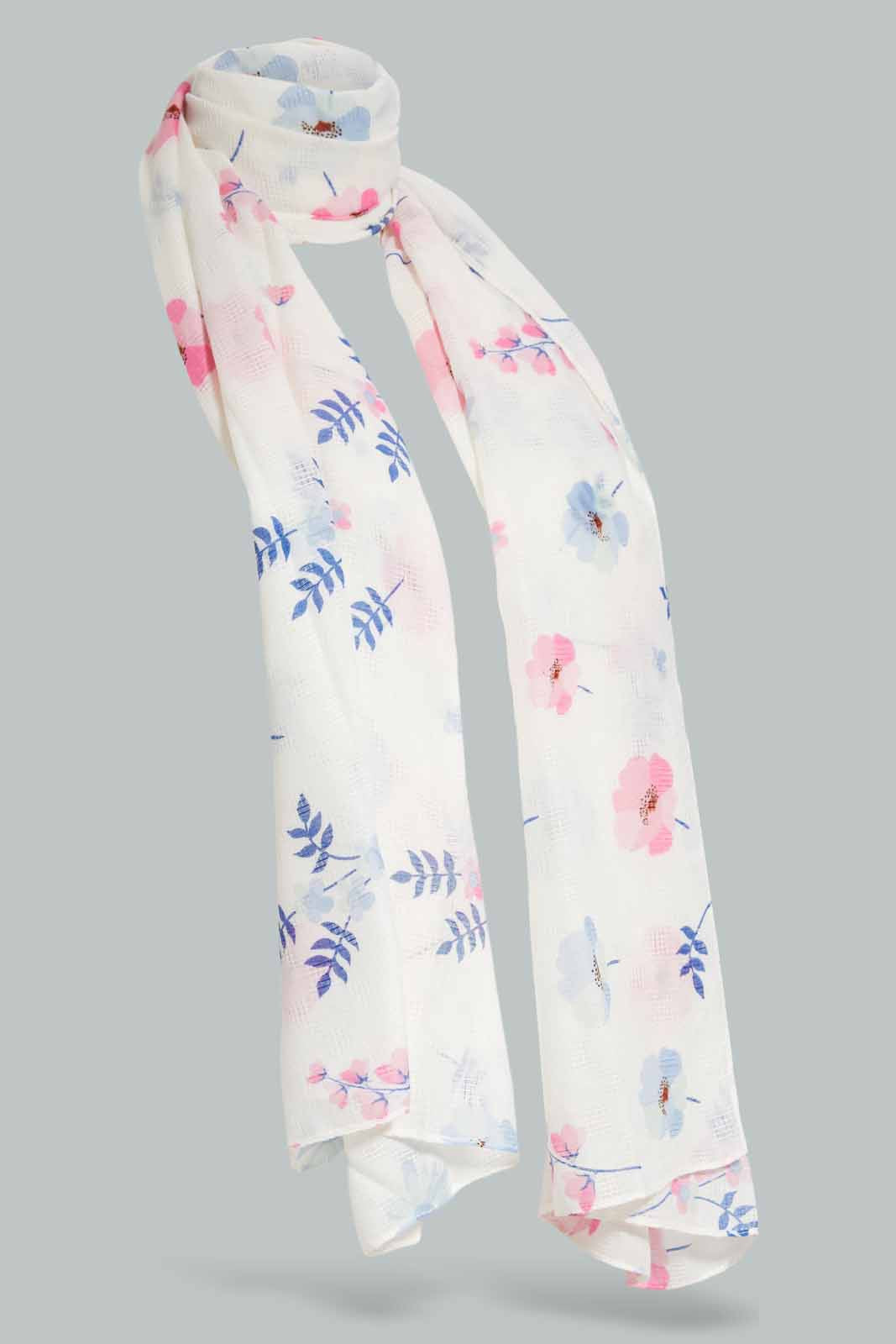 Redtag-Multicolour-Printed-Scarf-Category:Scarves,-Colour:Assorted,-Filter:Girls-Accessories,-GIR-Scarves,-New-In,-New-In-GIR-ACC,-Non-Sale,-Section:Girls-(0-to-14Yrs),-W22O-Girls-