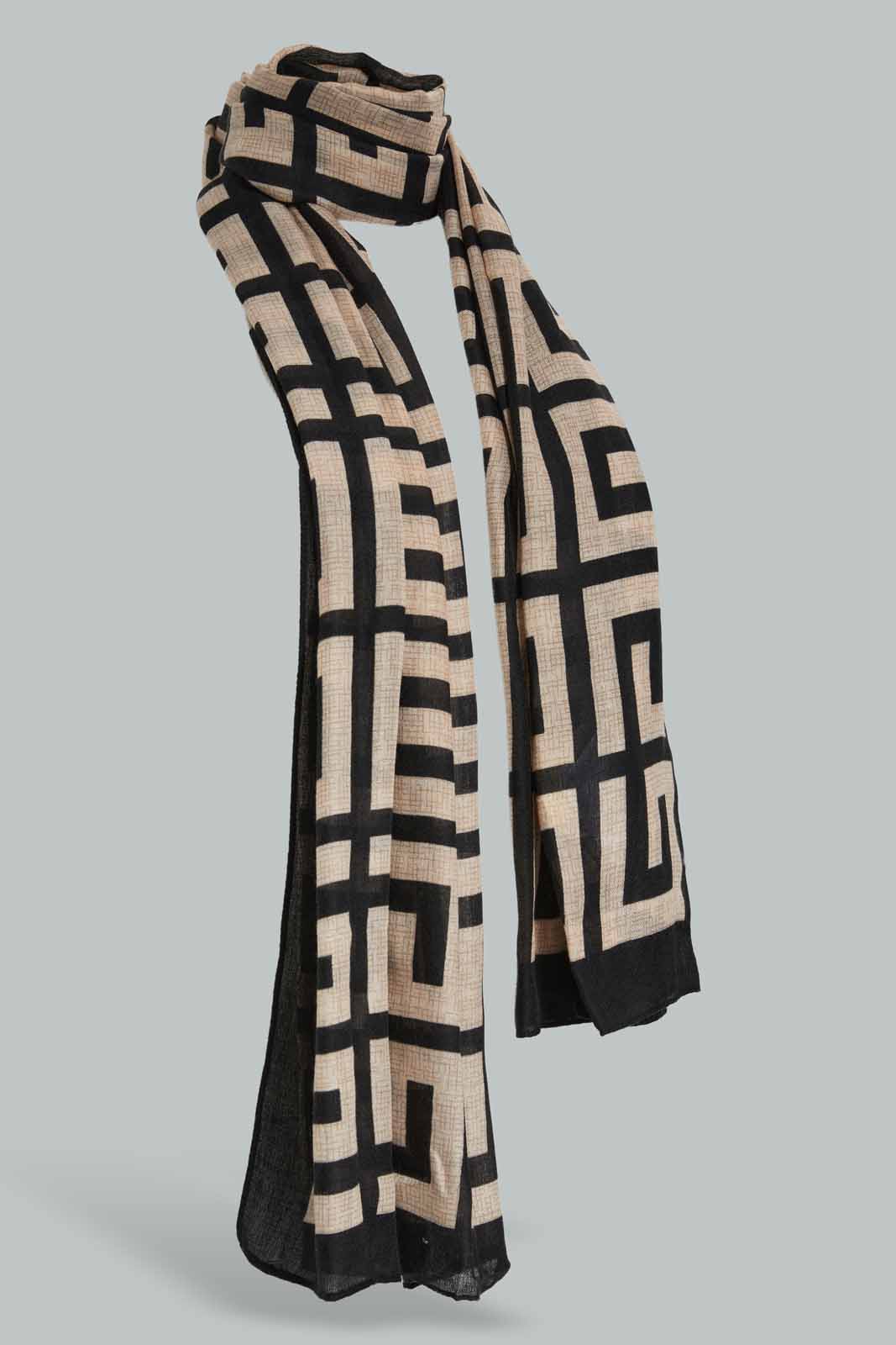 Redtag-Multicolour-Floral-Printed-Scarf-Category:Scarves,-Colour:Assorted,-Filter:Women's-Accessories,-New-In,-New-In-Women-ACC,-Non-Sale,-S22C,-Section:Women,-Women-Scarves-Women-