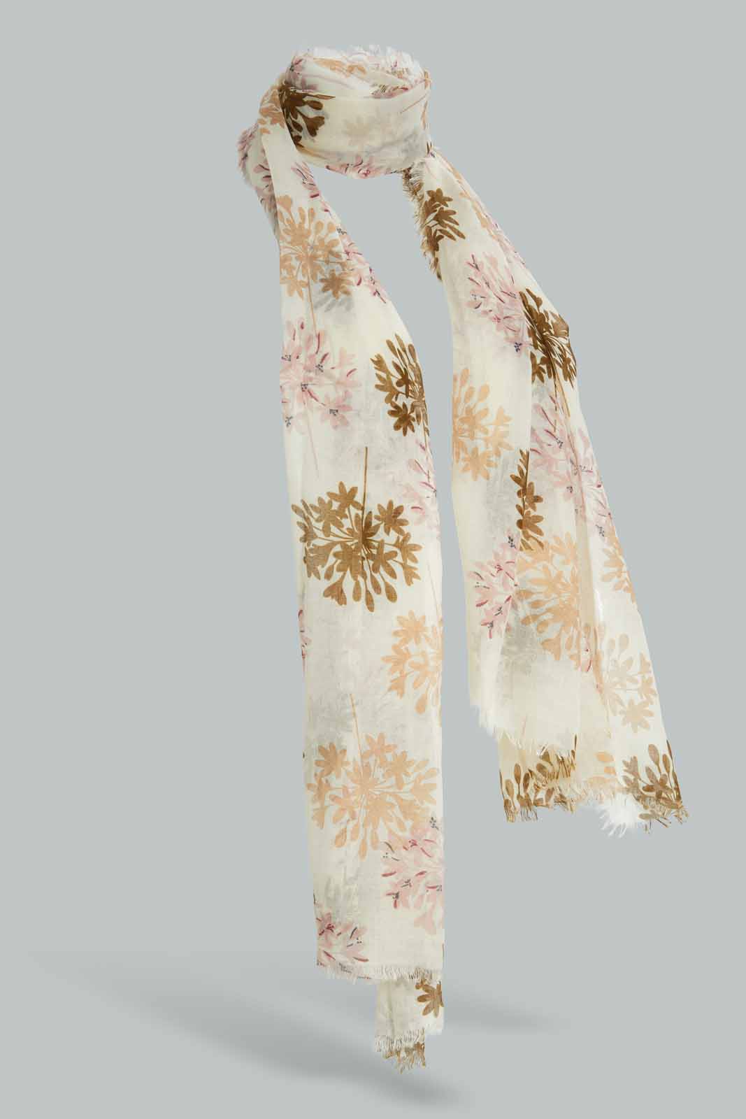 Redtag-Multicolour-Floral-Printed-Scarf-Category:Scarves,-Colour:Assorted,-Filter:Women's-Accessories,-New-In,-New-In-Women-ACC,-Non-Sale,-S22C,-Section:Women,-Women-Scarves-Women-
