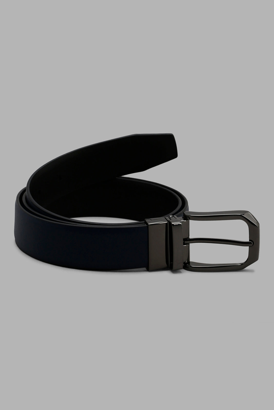 Redtag-Navy-And-Black-Belt-With-Twist-Buckle-Category:Belts,-Colour:Assorted,-Filter:Men's-Accessories,-Men-Belts,-New-In,-New-In-Men-ACC,-Non-Sale,-Section:Men,-W22A-Men's-