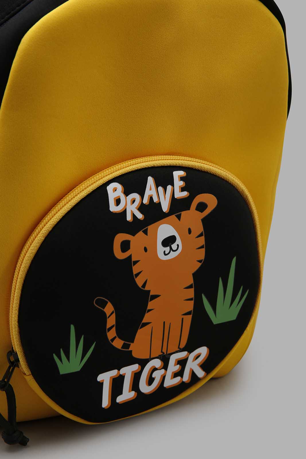 Redtag-Yellow-And-Black-Character-Printed-Backpack-BOY-Bags,-Category:Bags,-CHR,-Colour:Assorted,-Filter:Boys-Accessories,-New-In,-New-In-BOY-ACC,-Non-Sale,-Section:Boys-(0-to-14Yrs),-W22O-Boys-