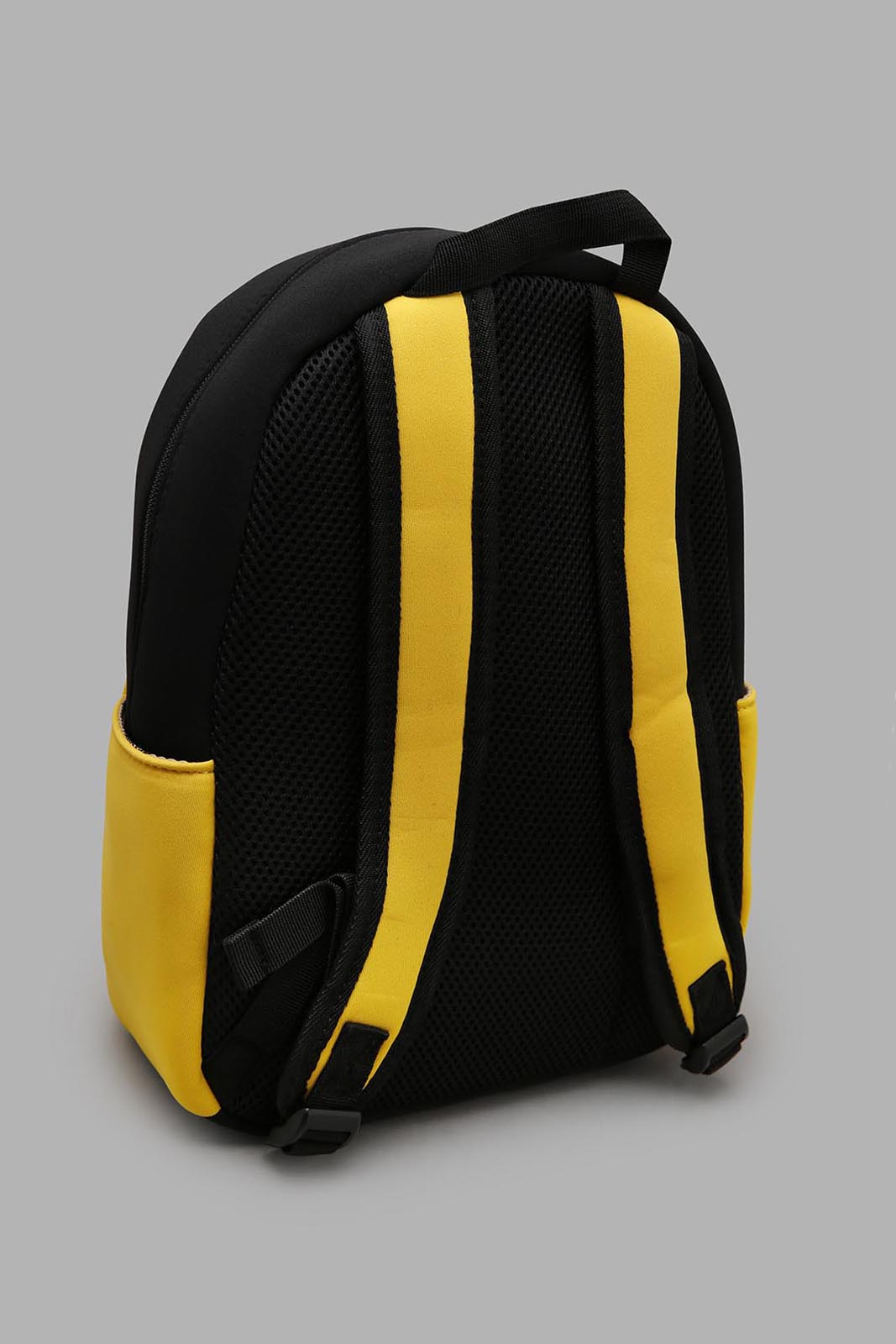 Redtag-Yellow-And-Black-Character-Printed-Backpack-BOY-Bags,-Category:Bags,-CHR,-Colour:Assorted,-Filter:Boys-Accessories,-New-In,-New-In-BOY-ACC,-Non-Sale,-Section:Boys-(0-to-14Yrs),-W22O-Boys-