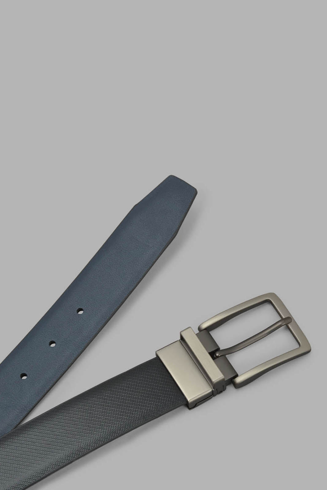 Redtag-Navy-And-Black-Belt-With-Twist-Buckle-Category:Belts,-Colour:Assorted,-Filter:Men's-Accessories,-Men-Belts,-New-In,-New-In-Men-ACC,-Non-Sale,-S22C,-Section:Men-Men's-