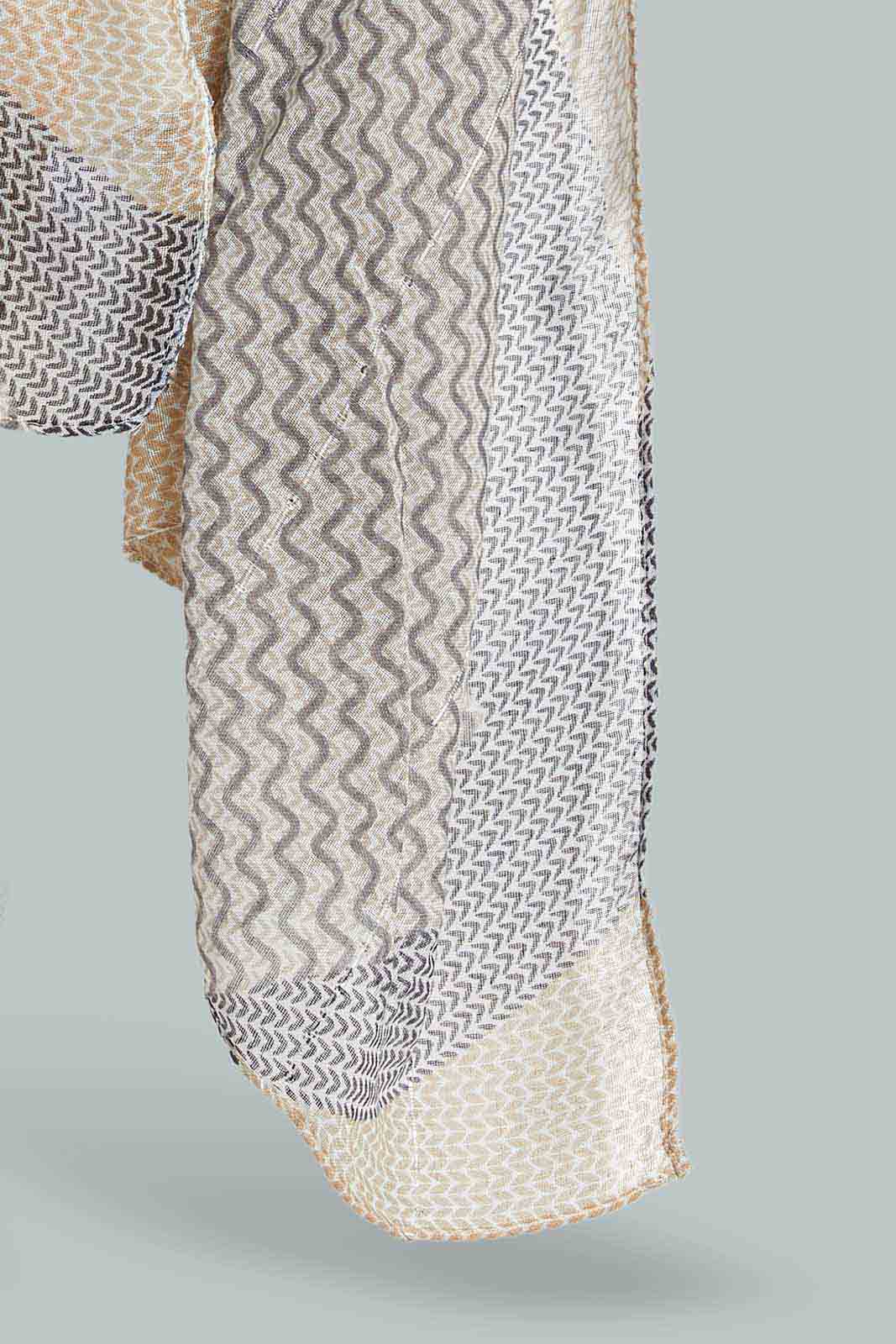 Redtag-Multicolour-Solid-And-Printed-Set-Of-2-Scarf-Category:Scarves,-Colour:Assorted,-Filter:Women's-Accessories,-New-In,-New-In-Women-ACC,-Non-Sale,-Section:Women,-W22O,-Women-Scarves-Women-