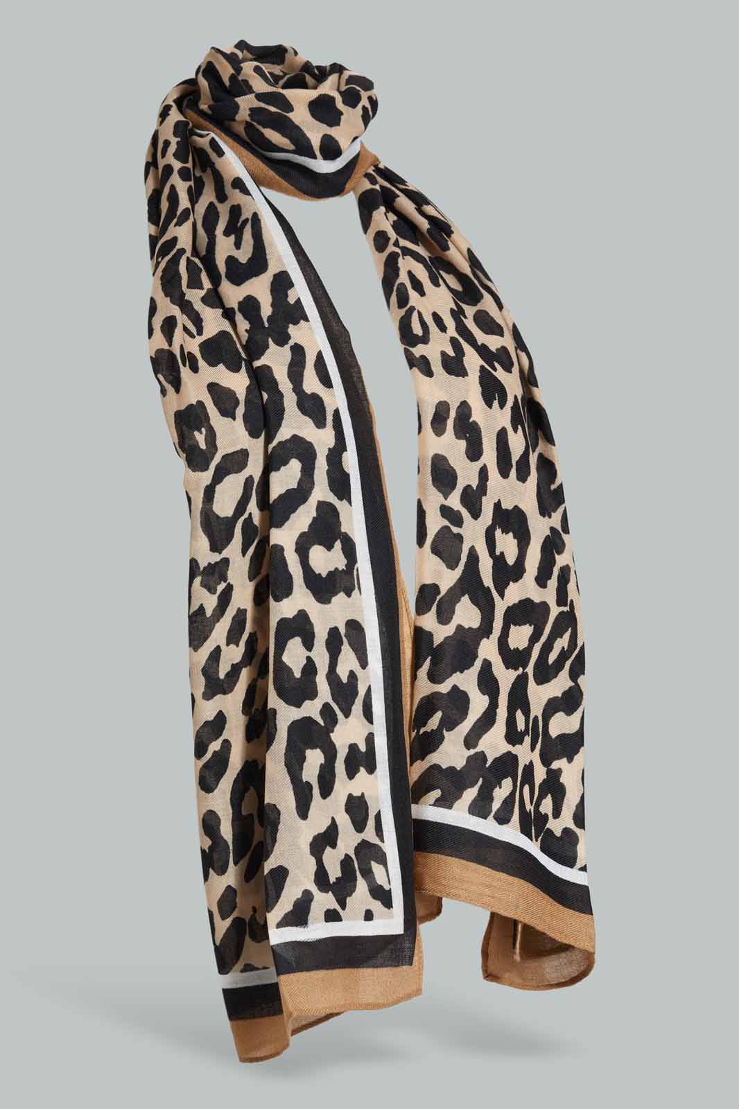 Redtag-Multicolour-Solid-And-Printed-Set-Of-2-Scarf-Category:Scarves,-Colour:Assorted,-Filter:Women's-Accessories,-New-In,-New-In-Women-ACC,-Non-Sale,-Section:Women,-W22O,-Women-Scarves-Women-