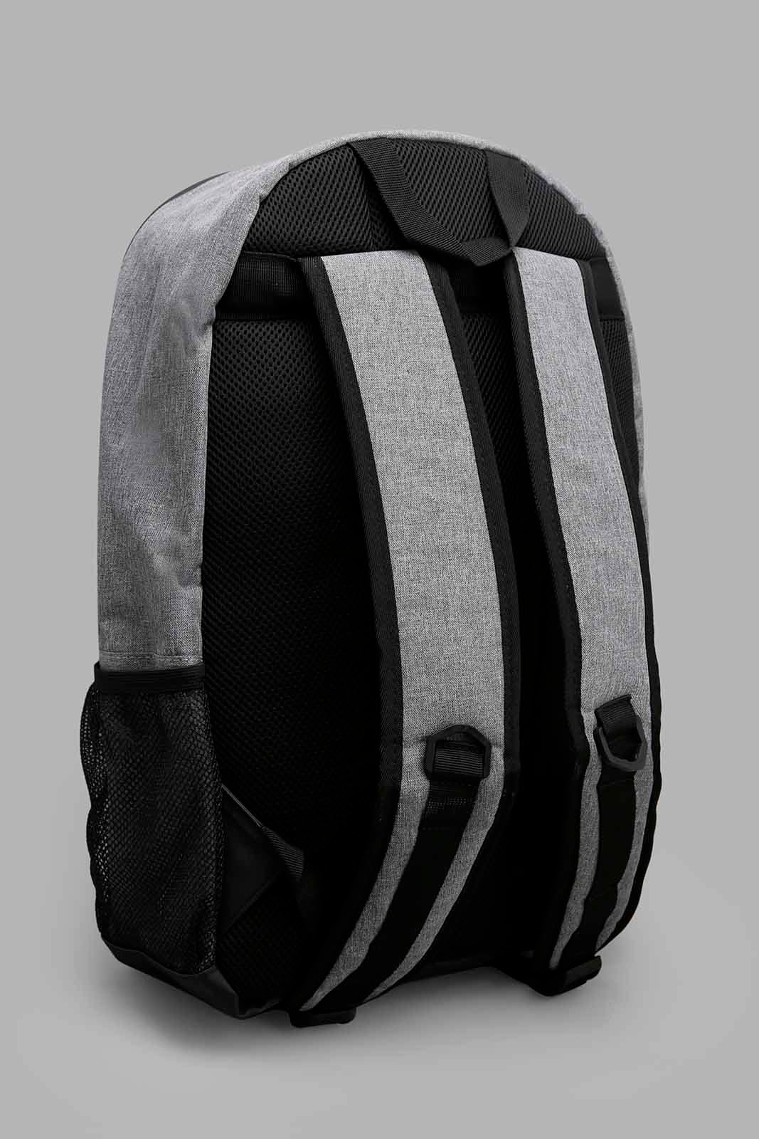 Redtag-Grey-And-Black-Backpack-Category:Bags,-Colour:Assorted,-Filter:Men's-Accessories,-Men-Bags,-New-In,-New-In-Men-ACC,-Non-Sale,-Section:Men,-W22O-Men's-
