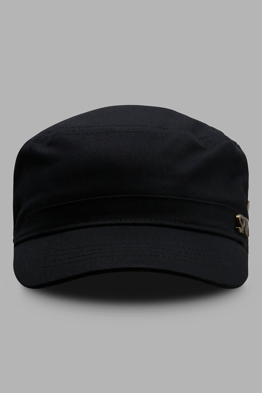 Redtag-Black-Cap-Category:Caps-&-Hats,-Colour:Black,-Filter:Men's-Accessories,-Men-Caps-&-Hats,-New-In,-New-In-Men-ACC,-Non-Sale,-Section:Men,-W22A-Men's-