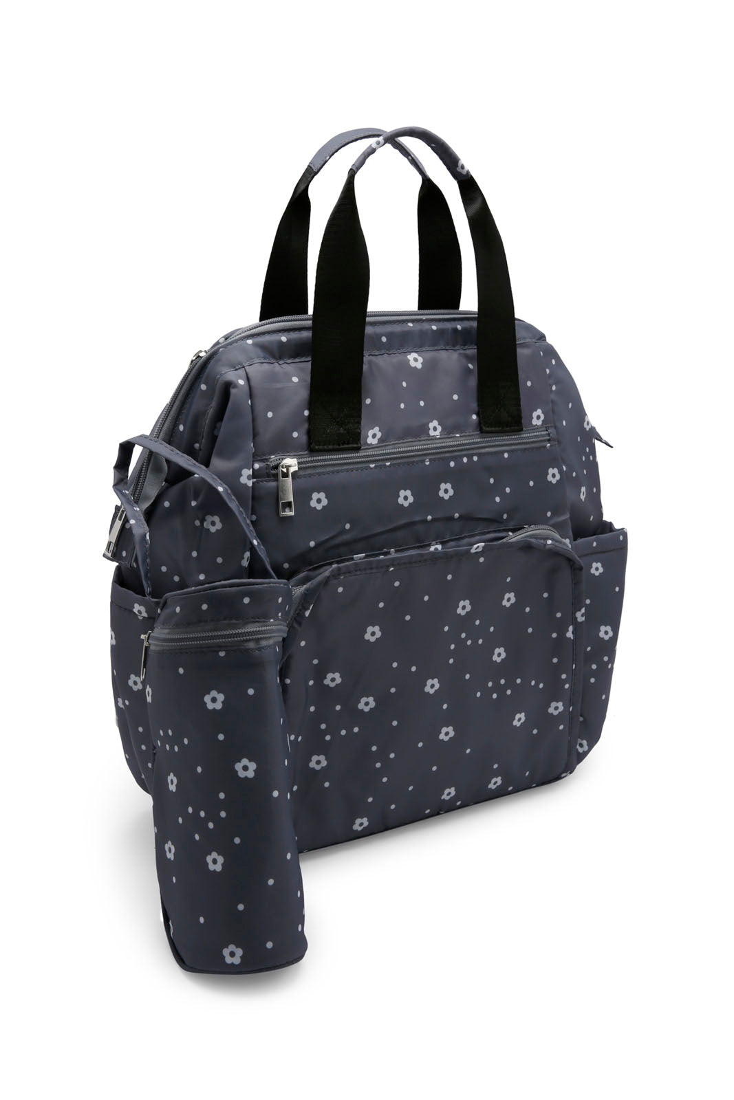Redtag-Grey-Mama-Bag-Category:Bags,-Colour:Grey,-Deals:New-In,-Dept:New-Born,-Filter:Newborn-Accessories,-NBN-Bags,-New-In-NBN-ACC,-Non-Sale,-Section:Boys-(0-to-14Yrs),-W22O-New-Born-Baby-