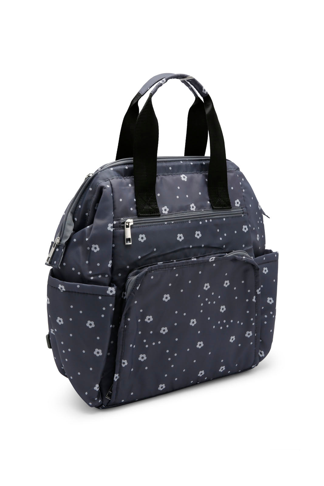 Redtag-Grey-Mama-Bag-Category:Bags,-Colour:Grey,-Deals:New-In,-Dept:New-Born,-Filter:Newborn-Accessories,-NBN-Bags,-New-In-NBN-ACC,-Non-Sale,-Section:Boys-(0-to-14Yrs),-W22O-New-Born-Baby-