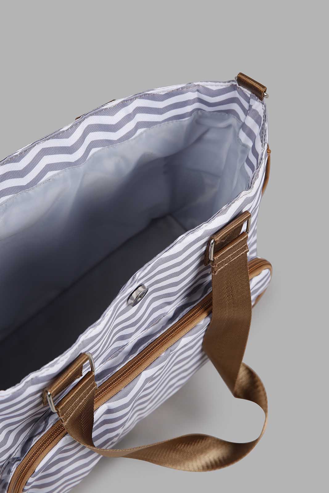 Redtag-Grey-Mama-Bag-Category:Bags,-Colour:Grey,-Filter:Newborn-Accessories,-NBN-Bags,-New-In,-New-In-NBN-ACC,-Non-Sale,-Section:Boys-(0-to-14Yrs),-W22O-New-Born-Baby-