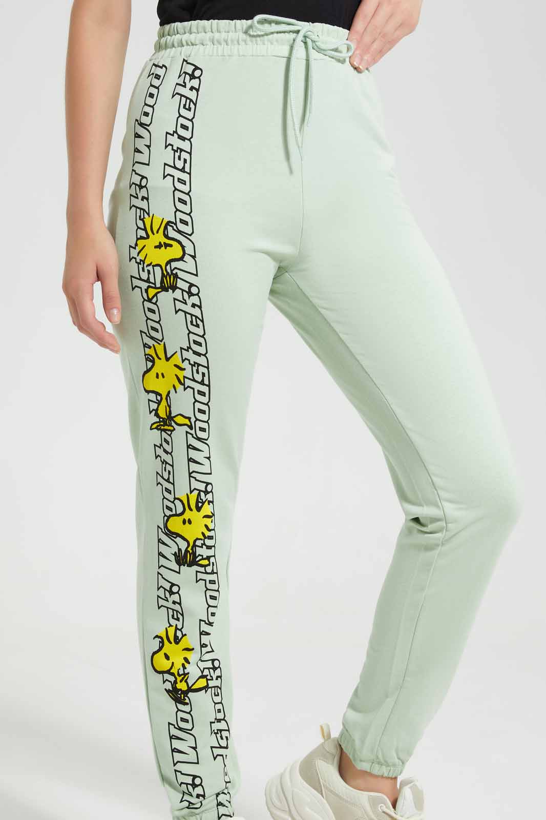 Redtag-Mint-Snoopy-Print-Active-Pant-Category:Joggers,-Colour:Mint,-Deals:New-In,-Filter:Women's-Clothing,-New-In-Women,-Non-Sale,-S22D,-Section:Women,-Women-Joggers-Women's-