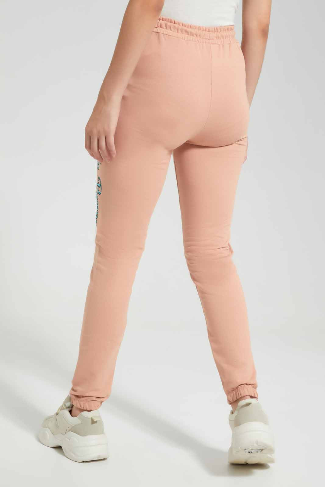 Redtag-Pink-Lola-Bunny-Print-Active-Pant-Category:Joggers,-Colour:Apricot,-Deals:New-In,-Filter:Women's-Clothing,-New-In-Women,-Non-Sale,-S22D,-Section:Women,-Women-Joggers-Women's-