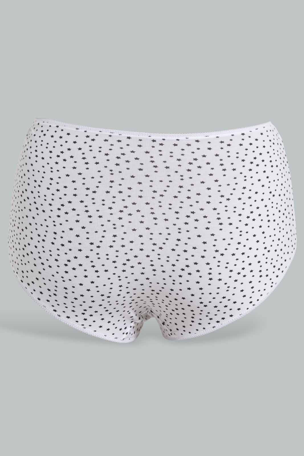 Redtag-Assorted-4-PC-Full-Brief-Plus-Brief-Pack-Category:Briefs,-Colour:Assorted,-Deals:New-In,-Filter:Women's-Clothing,-New-In-Women-APL,-Non-Sale,-S22D,-Section:Women,-Women-Briefs--
