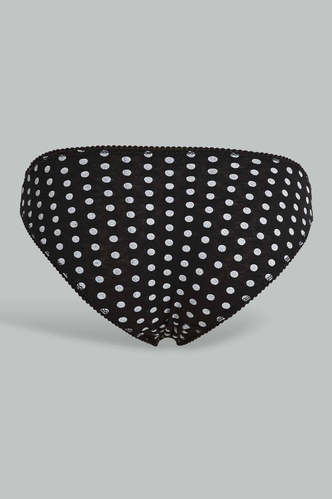 Redtag-Assorted-Print/Plain-Bikini-Briefs-(5-Pack)-365,-Category:Briefs,-Colour:Assorted,-Deals:New-In,-Filter:Women's-Clothing,-New-In-Women-APL,-Non-Sale,-Section:Women,-Women-Briefs--