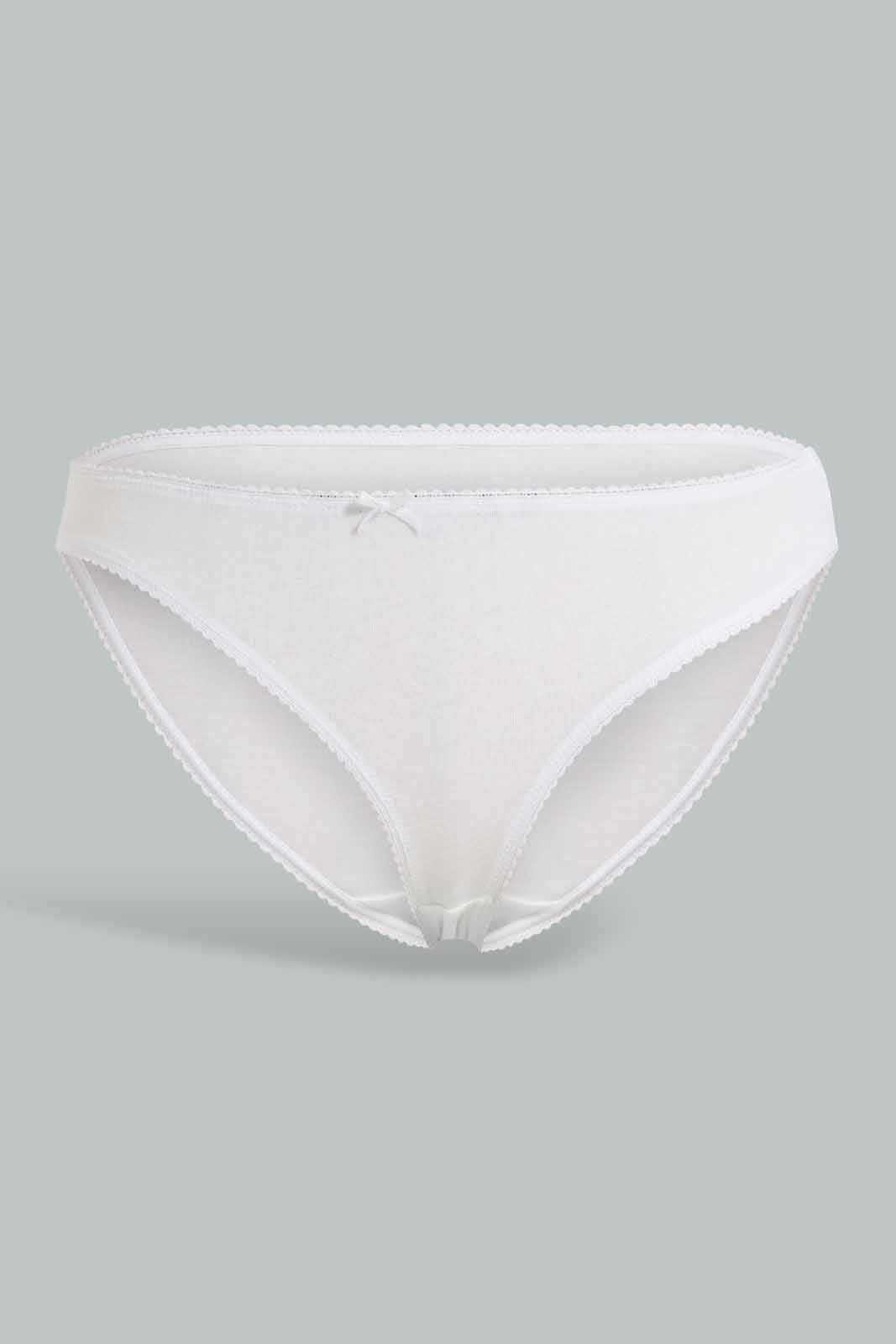 Redtag-Assorted-Print/Plain-Bikini-Briefs-(5-Pack)-365,-Category:Briefs,-Colour:Assorted,-Deals:New-In,-Filter:Women's-Clothing,-New-In-Women-APL,-Non-Sale,-Section:Women,-Women-Briefs--