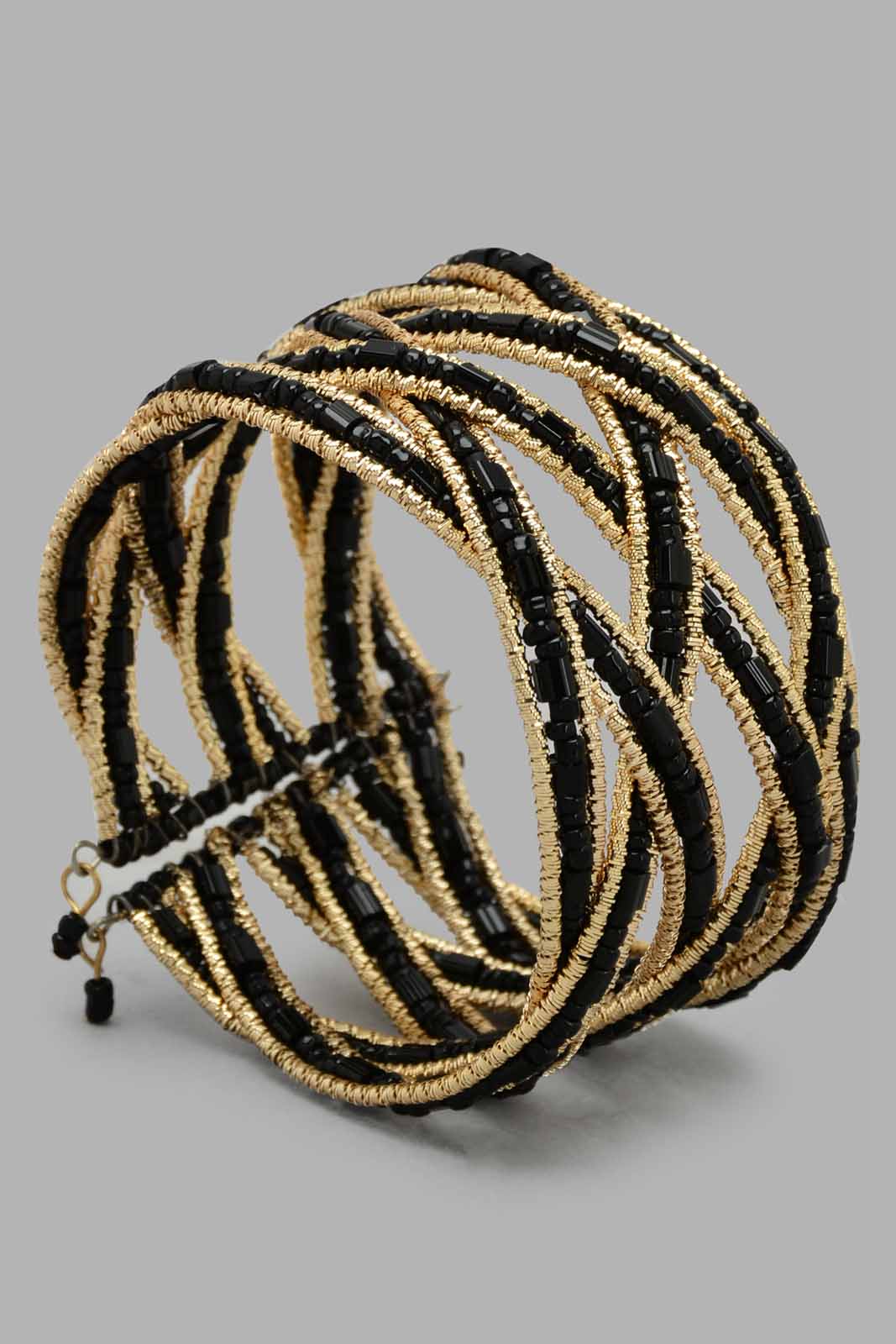 Redtag-Gold-Embellished-Cuff-Category:Jewellery,-Colour:Gold,-Filter:Women's-Accessories,-New-In,-New-In-Women-ACC,-Non-Sale,-S22C,-Section:Women,-Women-Jewellery-Women-