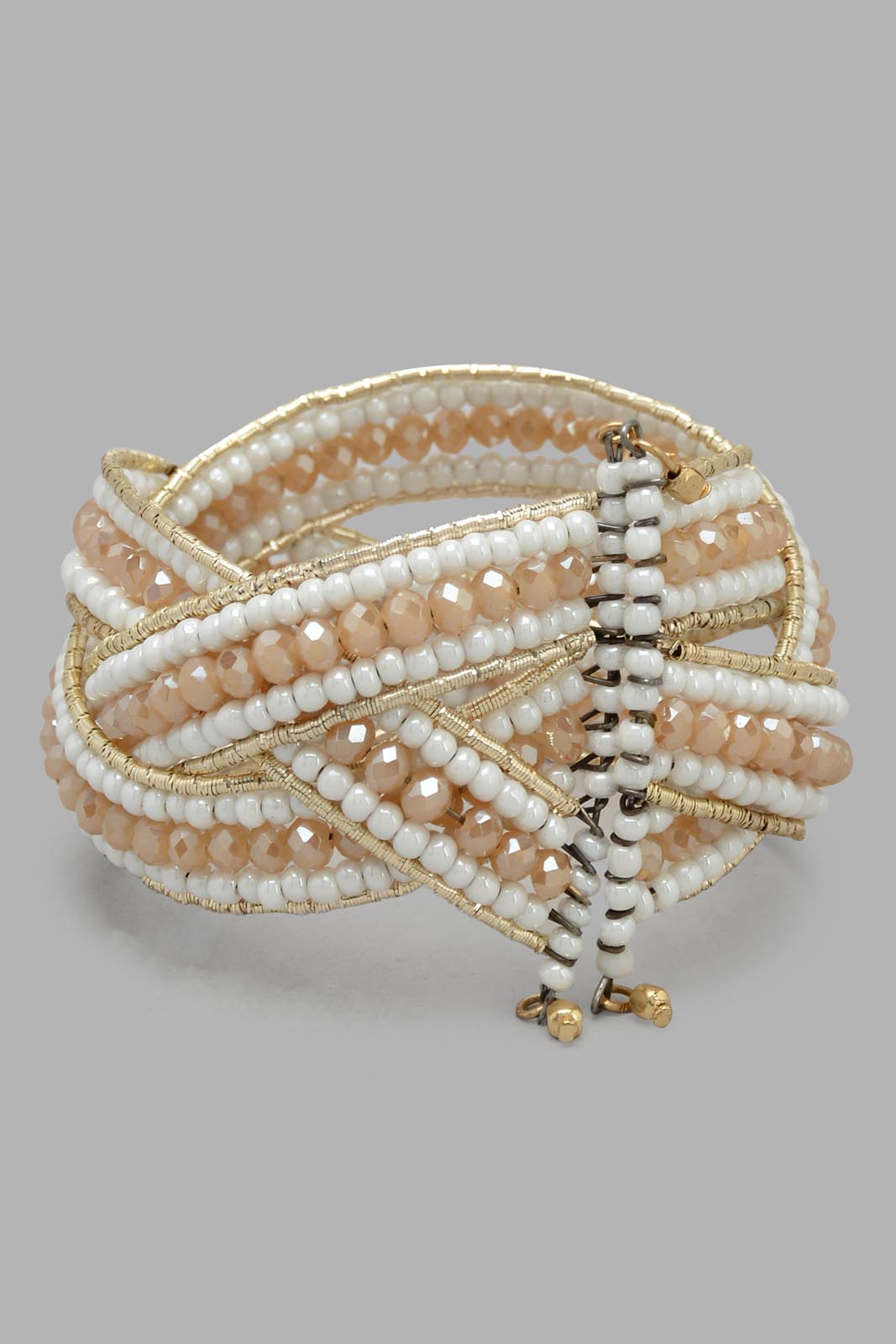Redtag-Gold-Embellished-Cuff-Category:Jewellery,-Colour:Gold,-Filter:Women's-Accessories,-New-In,-New-In-Women-ACC,-Non-Sale,-S22C,-Section:Women,-Women-Jewellery-Women-