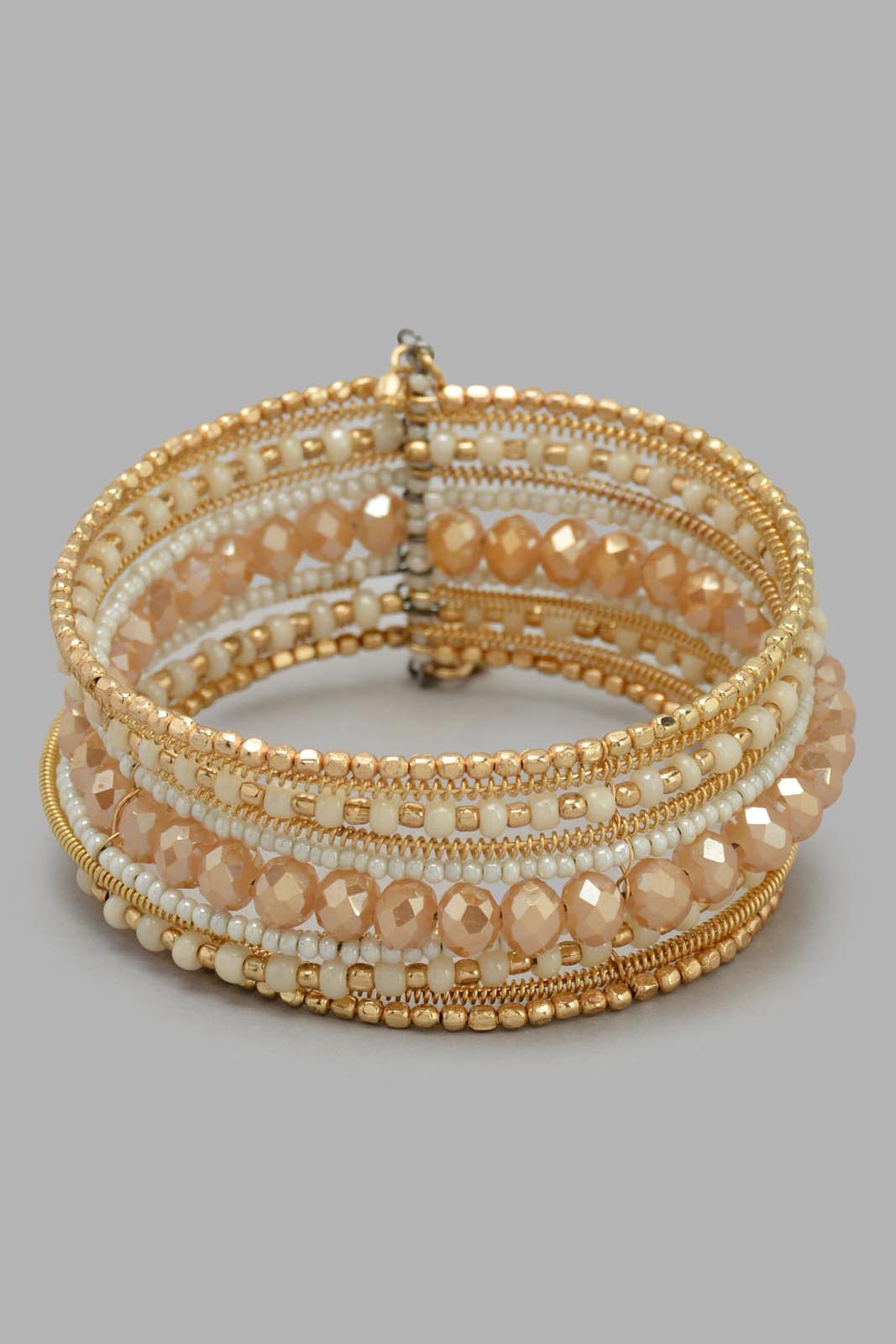 Redtag-Gold---Embellished-Cuff-Category:Jewellery,-Colour:Gold,-Filter:Women's-Accessories,-New-In,-New-In-Women-ACC,-Non-Sale,-S22C,-Section:Women,-Women-Jewellery-Women-