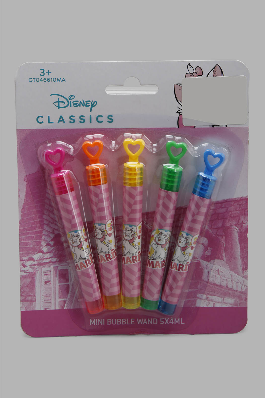 Redtag-Marie---The-Cat-Mini-Bubble-Stick-365,-BTS,-Category:Toys,-CHR,-Colour:Pink,-Filter:Toys-Accessories,-IMP-Toys,-New-In,-New-In-IMP-ACC,-Non-Sale,-Section:Girls-(0-to-14Yrs)-Toys-