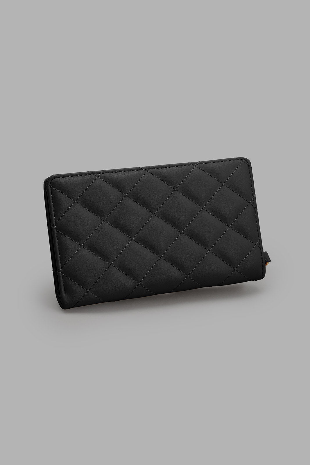 Redtag-Black-Quilted-Mobile-Purse-Category:Bags,-Colour:Black,-Filter:Women's-Accessories,-New-In,-New-In-Women-ACC,-Non-Sale,-S22C,-Section:Women,-Women-Bags-Women-