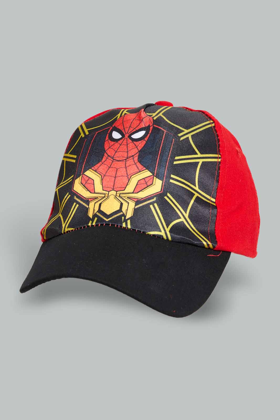 Redtag-Red-And-Black-Spiderman-Cap-BOY-Caps-&-Hats,-Category:BOY-Caps-&-Hats,-CHR,-Colour:Assorted,-Filter:Boys-Accessories,-New-In,-New-In-BOY-ACC,-Non-Sale,-S22C,-Section:Boys-(0-to-14Yrs)-Boys-