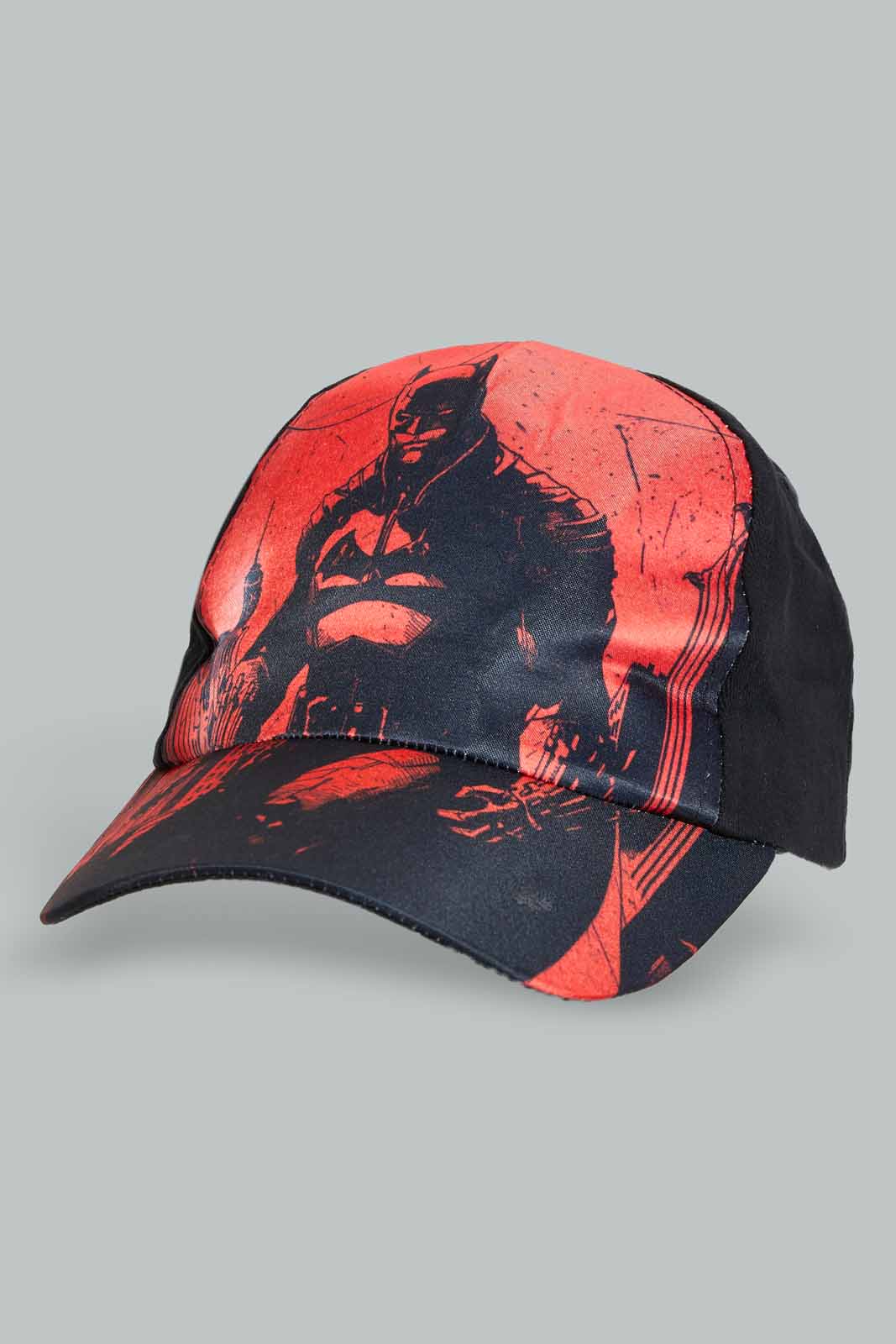 Redtag-Red-And-Black-Batman-Cap-BOY-Caps-&-Hats,-Category:BOY-Caps-&-Hats,-CHR,-Colour:Assorted,-Filter:Boys-Accessories,-New-In,-New-In-BOY-ACC,-Non-Sale,-S22C,-Section:Boys-(0-to-14Yrs)-Boys-