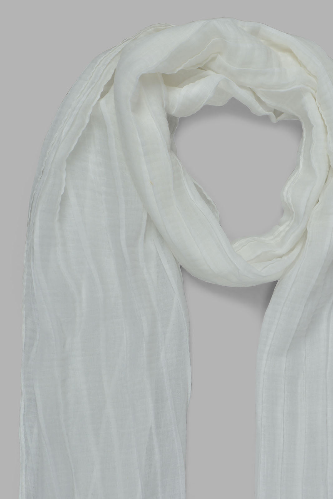 Redtag-White-Scarf-Category:Scarves,-Colour:White,-Filter:Women's-Accessories,-New-In,-New-In-Women-ACC,-Non-Sale,-S22C,-Section:Women,-Women-Scarves-Women-