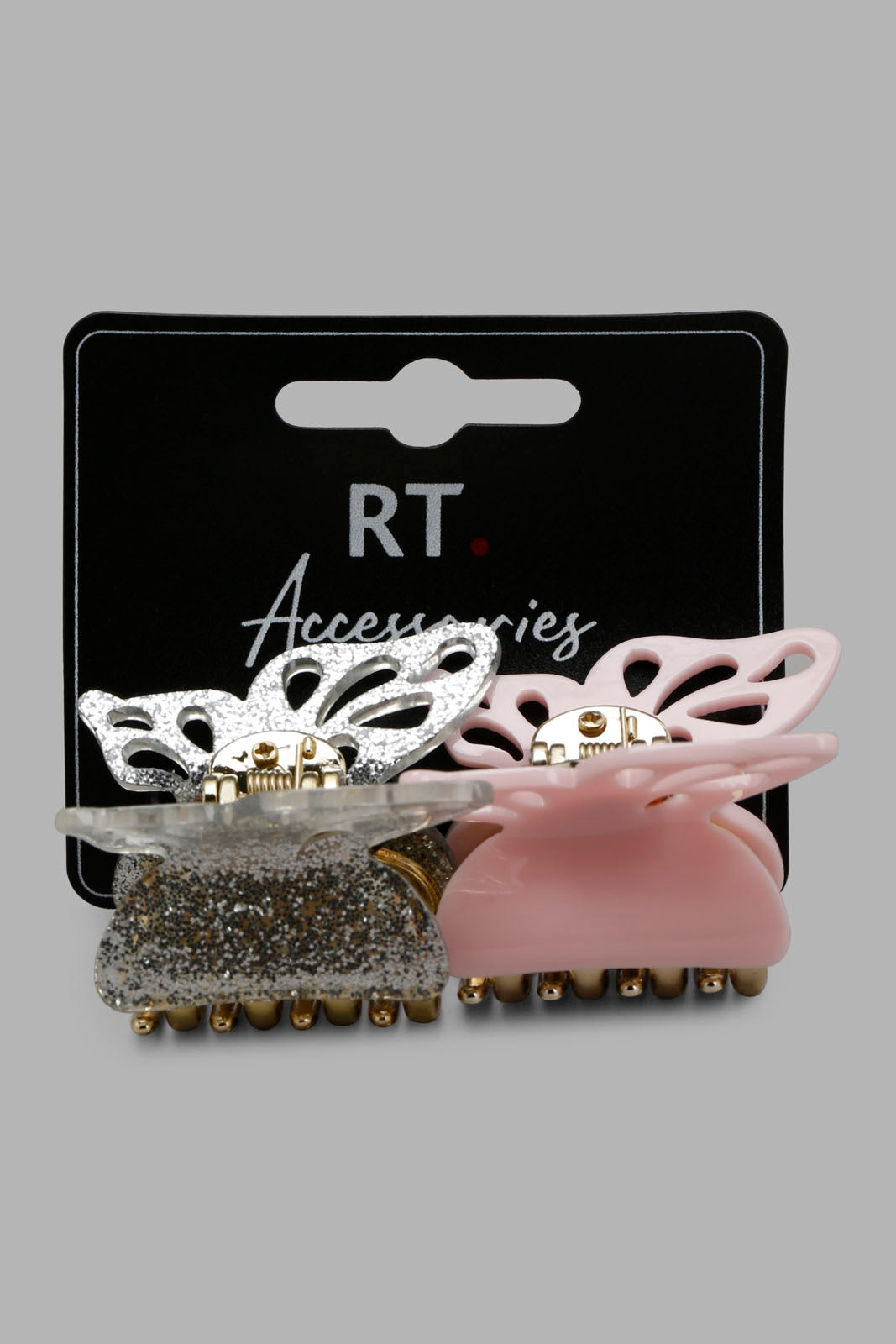 Redtag-Assorted-Hair-Claw-Category:Hair-Accessories,-Colour:Assorted,-Filter:Women's-Accessories,-LEC-Hair-Accessories,-New-In,-New-In-Women-ACC,-Non-Sale,-Section:Women,-W22O-Women-