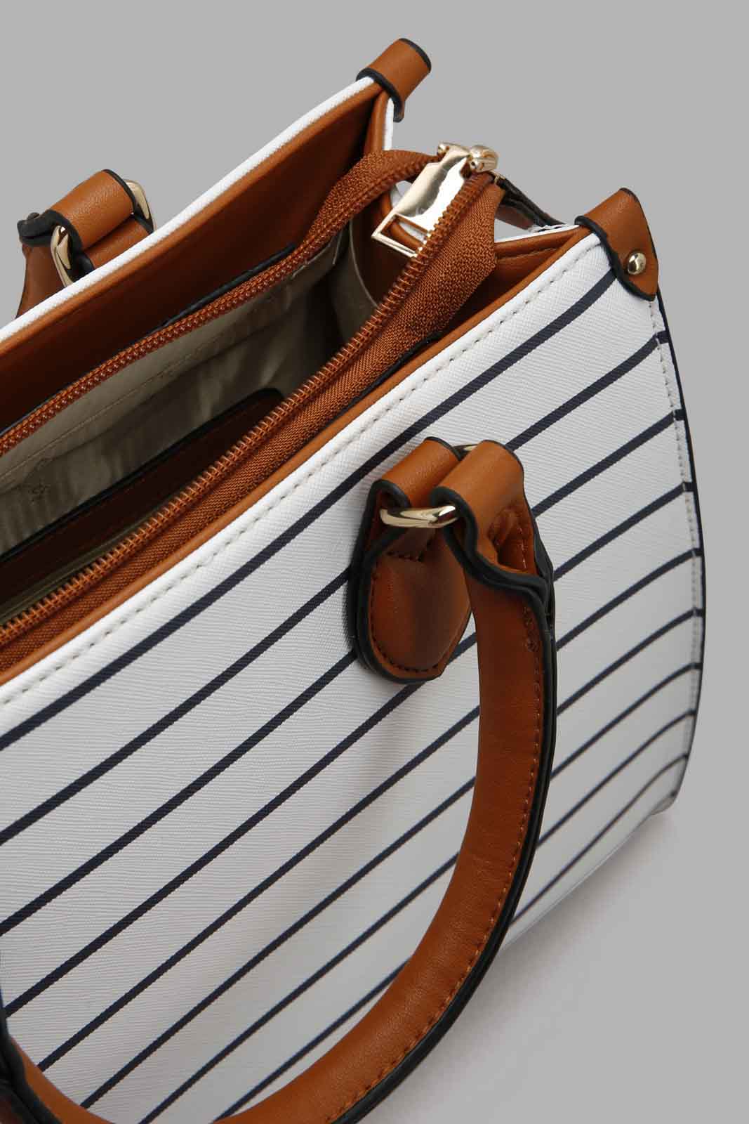 Redtag-White-And-Navy-Nautical-Stripe-Tote-Bag-Category:Bags,-Colour:Assorted,-Filter:Women's-Accessories,-New-In,-New-In-Women-ACC,-Non-Sale,-Section:Women,-W22O,-Women-Bags-Women-