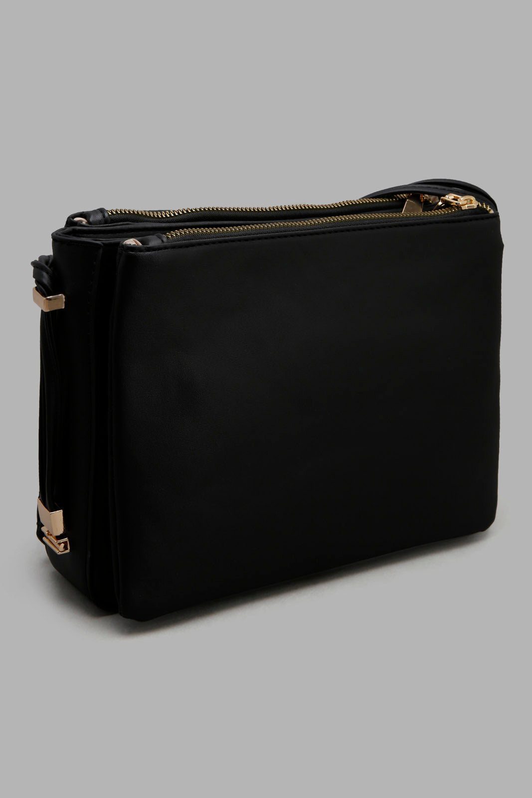 Redtag-Black-Quilted-Cross-Body-Bag-Category:Bags,-Colour:Black,-Filter:Women's-Accessories,-New-In,-New-In-Women-ACC,-Non-Sale,-Section:Women,-W22O,-Women-Bags-Women-