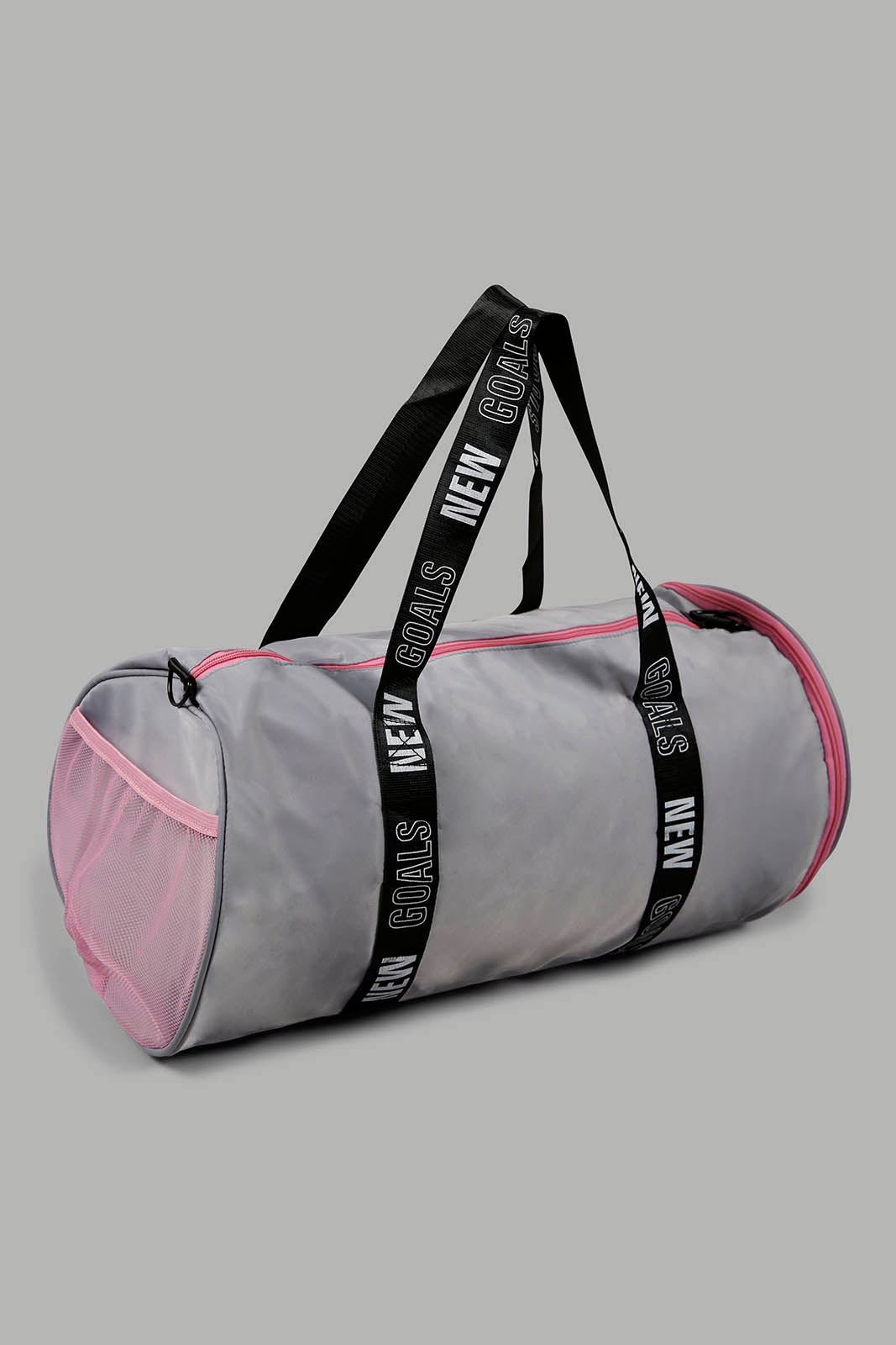 Redtag-Grey-And-Pink-Hold-All-Bag-Category:Bags,-Colour:Assorted,-Filter:Women's-Accessories,-New-In,-New-In-Women-ACC,-Non-Sale,-Section:Women,-W22O,-Women-Bags-Women-