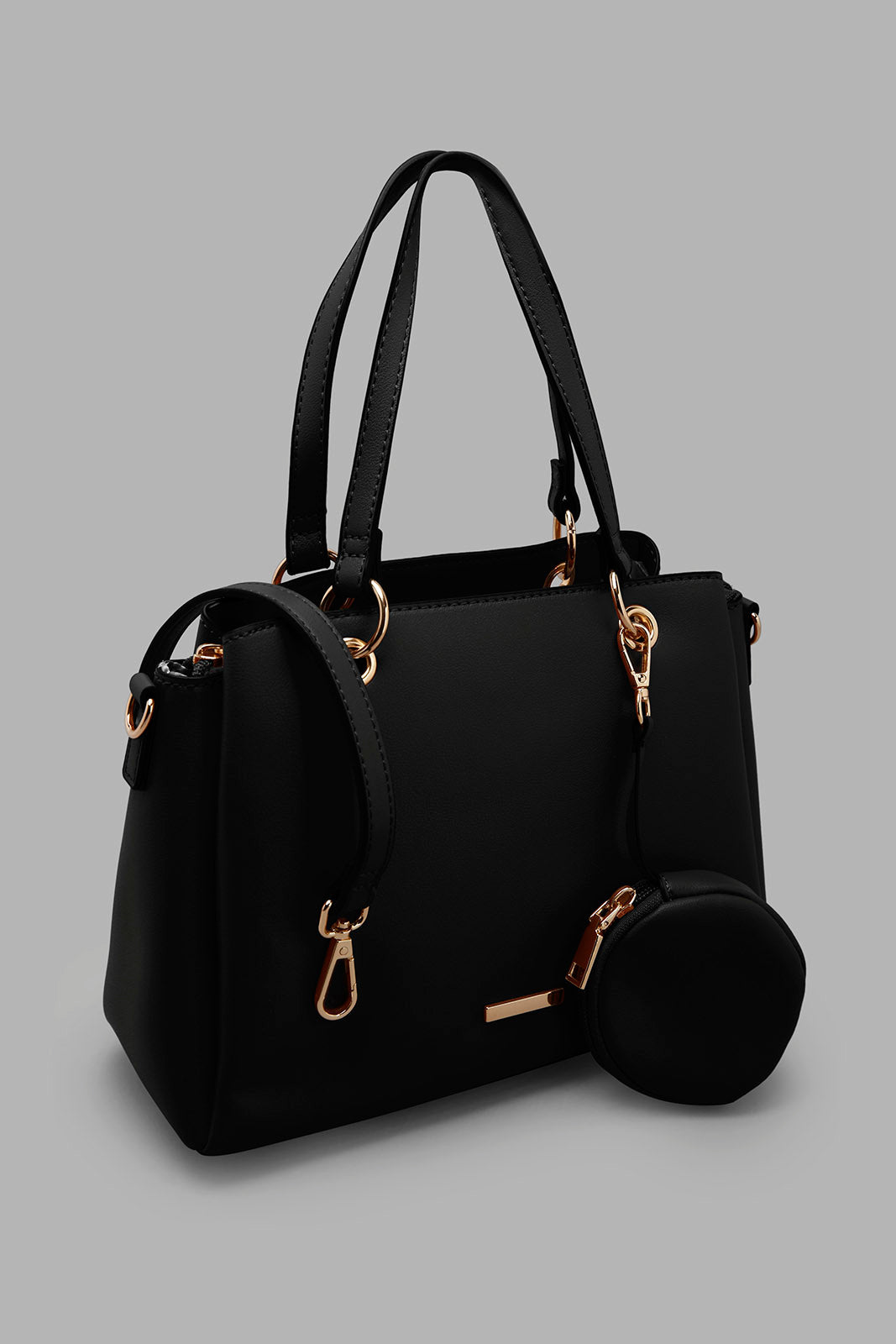 Redtag-Black-Day-Bag-Category:Bags,-Colour:Black,-Filter:Women's-Accessories,-New-In,-New-In-Women-ACC,-Non-Sale,-Section:Women,-W22A,-Women-Bags-Women-