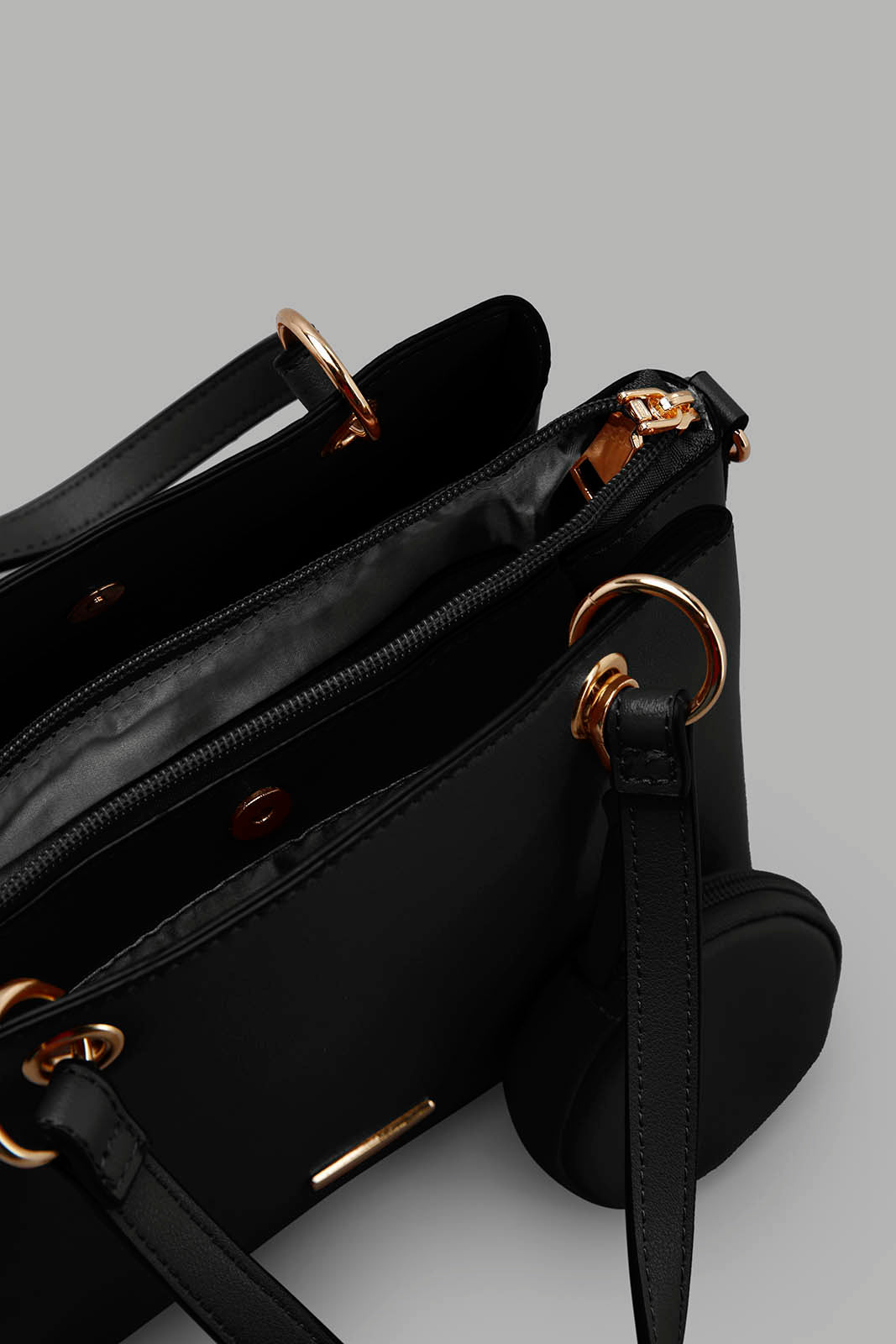 Redtag-Black-Day-Bag-Category:Bags,-Colour:Black,-Filter:Women's-Accessories,-New-In,-New-In-Women-ACC,-Non-Sale,-Section:Women,-W22A,-Women-Bags-Women-