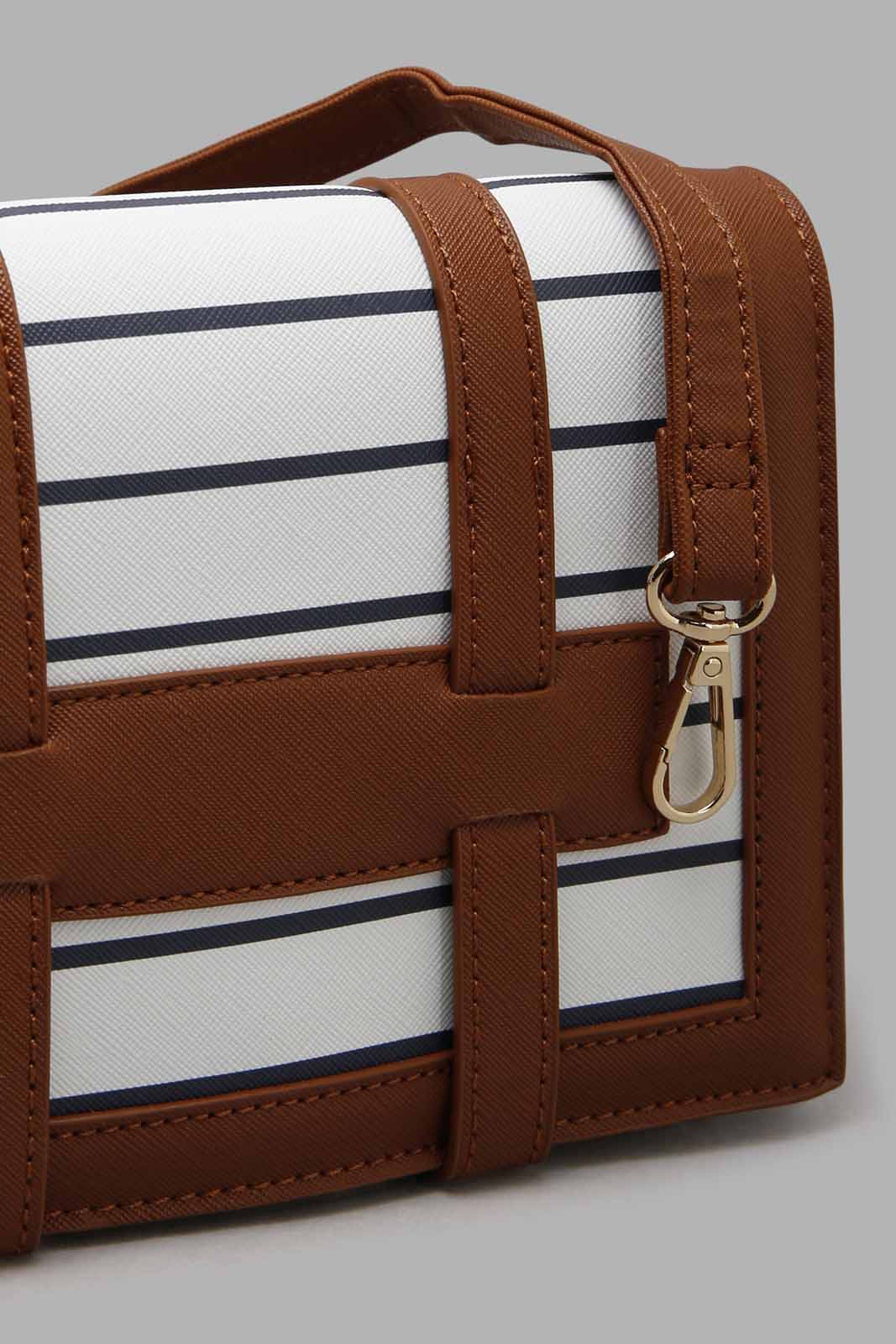 Redtag-Navy-And-White-Nautical-Stripe-Cross-Body-Bag-Category:Bags,-Colour:Assorted,-Filter:Women's-Accessories,-New-In,-New-In-Women-ACC,-Non-Sale,-Section:Women,-W22O,-Women-Bags-Women-
