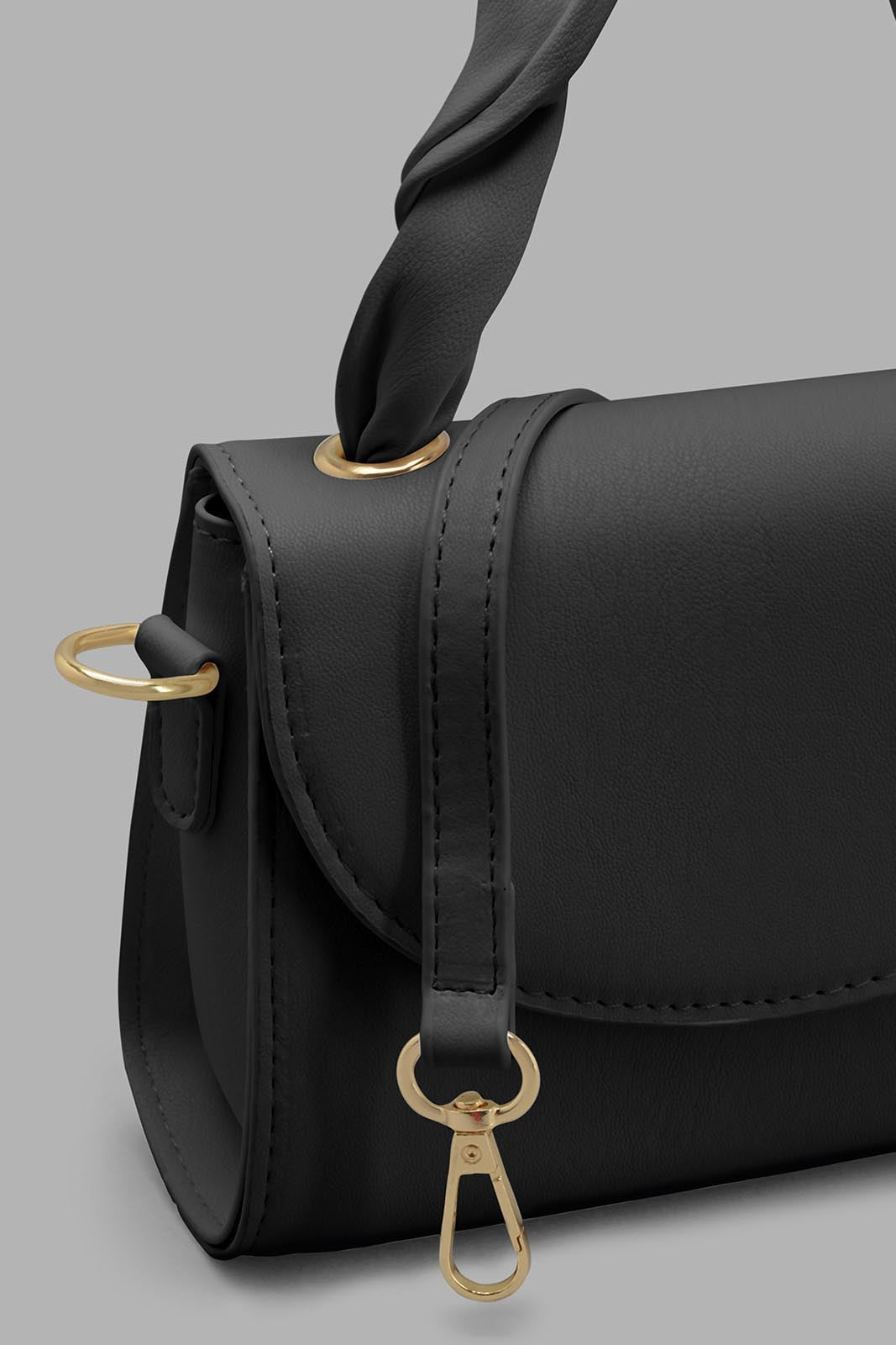 Redtag-Black-Day-Bag-Category:Bags,-Colour:Black,-Filter:Women's-Accessories,-New-In,-New-In-Women-ACC,-Non-Sale,-Section:Women,-W22O,-Women-Bags-Women-