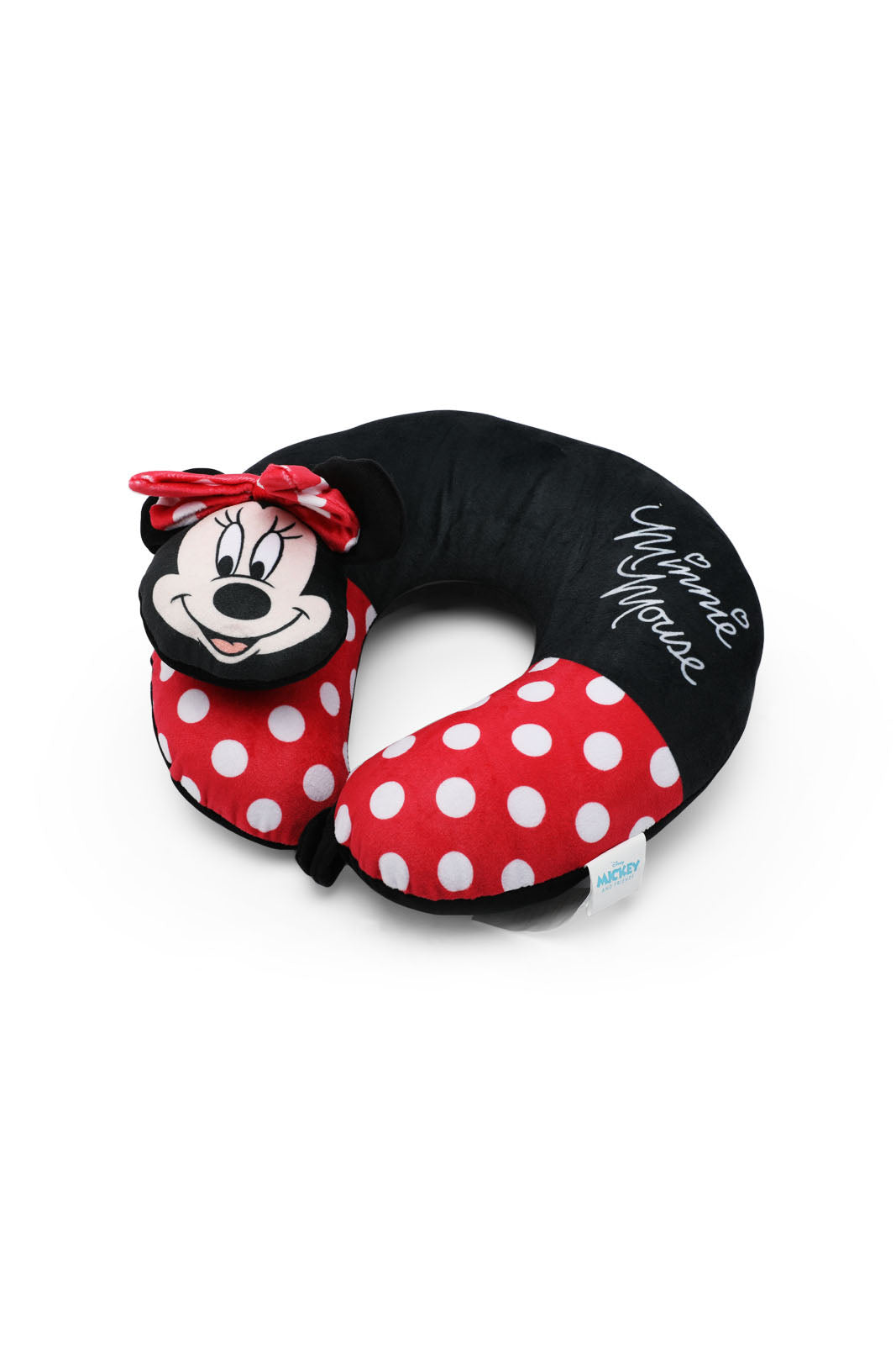 Redtag-Minnie-Toddler-3D-Neck-Roll-Category:Travel-Pillows,-CHR,-Colour:Blue,-Filter:Travel-Accessories,-IMP-Travel-Pillows,-New-In,-New-In-IMP-ACC,-Non-Sale,-Section:Homewares,-W22A-Travel-Accessories-