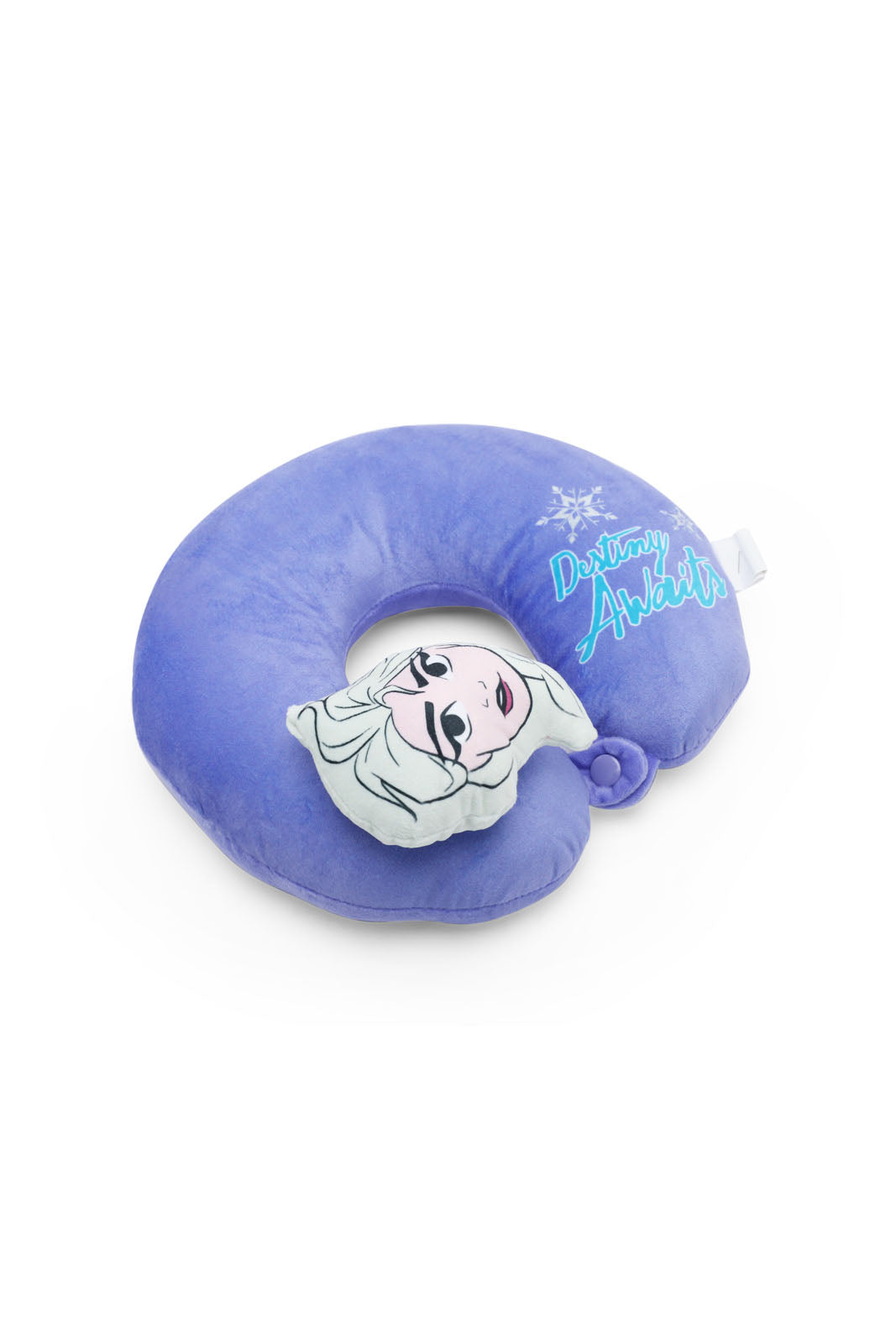 Redtag-Frozen-Toddler-3D-Neck-Roll-Category:Travel-Pillows,-CHR,-Colour:Purple,-Filter:Travel-Accessories,-IMP-Travel-Pillows,-New-In,-New-In-IMP-ACC,-Non-Sale,-Section:Homewares,-W22A-Travel-Accessories-