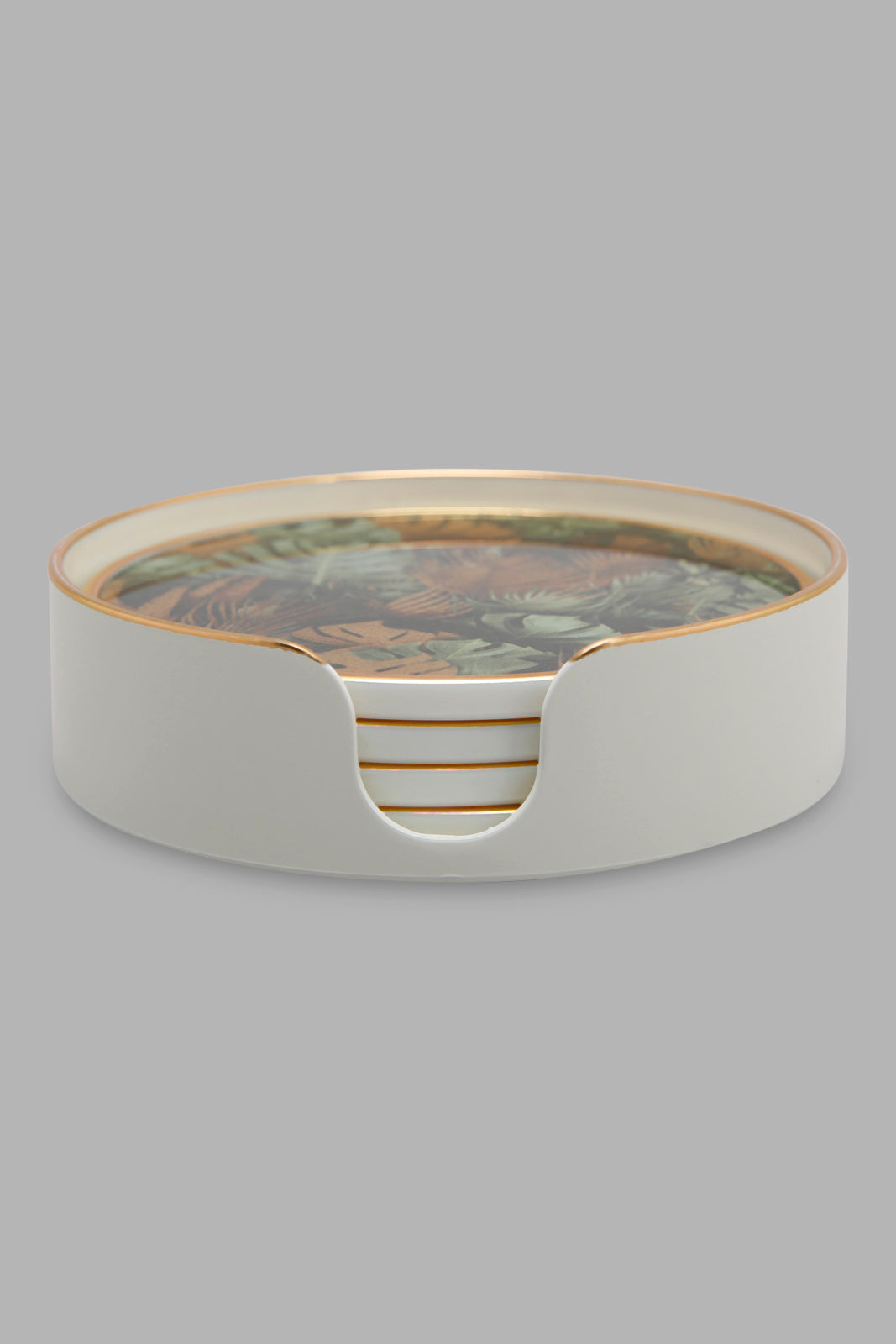 Redtag-Gold-Geomatic-Coaster-(5-Piece)-Category:Trays,-Colour:Gold,-Deals:New-In,-Filter:Home-Dining,-HMW-DIN-Serveware,-New-In-HMW-DIN,-Non-Sale,-Section:Homewares,-W22A-Home-Dining-